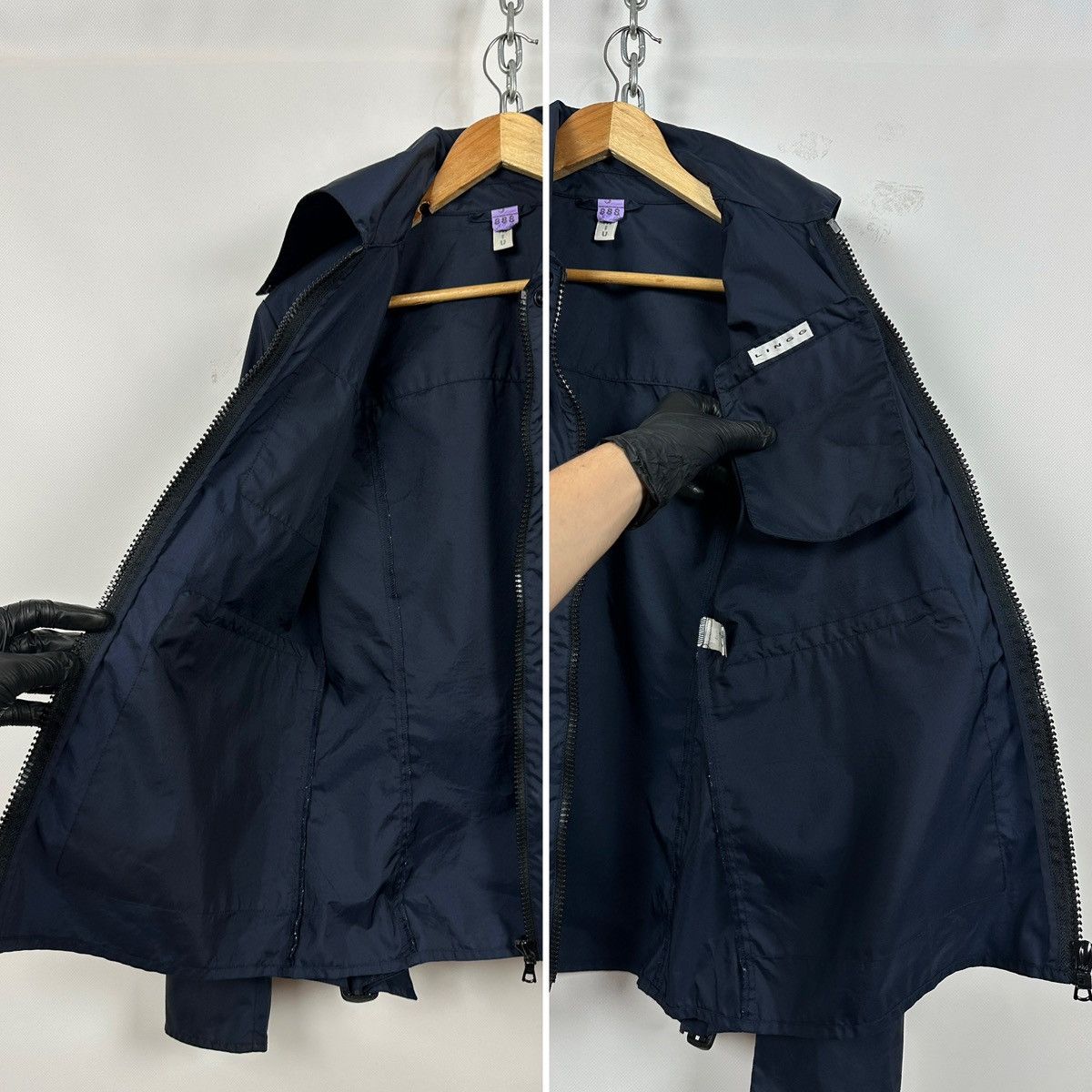 Miu Miu 1999 Vintage Miu Miu Navy Nylon Archive Cargo Utility Jacket Size US M / EU 48-50 / 2 - 23 Thumbnail