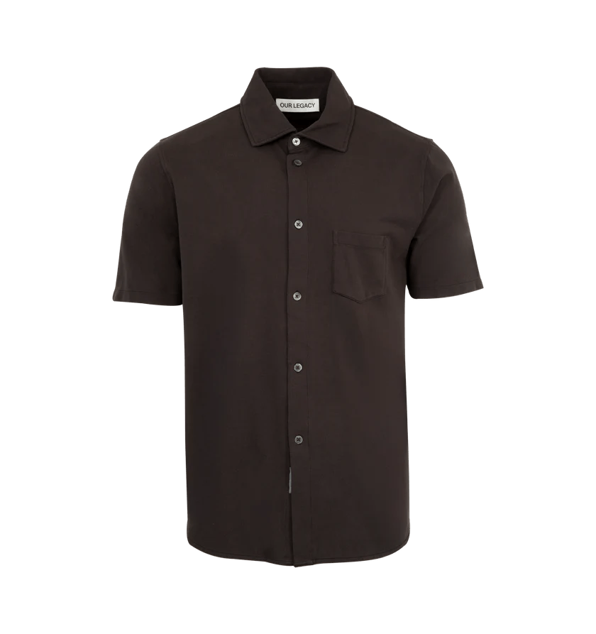 Our Legacy o1h1sh10525 Analog Shirt in Deep Brown Size US L / EU 52-54 / 3 - 1 Thumbnail