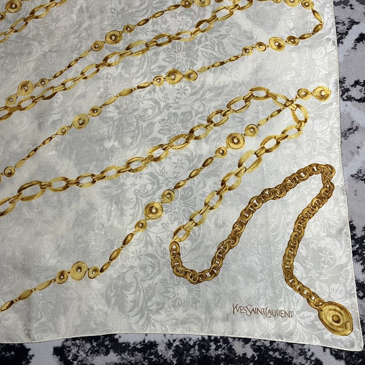 Yves Saint Laurent Yves Saint Laurent Silk scarf Size ONE SIZE - 2 Thumbnail