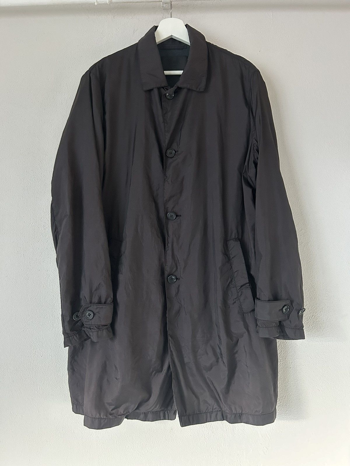 Prada Nylon Oversized Coat