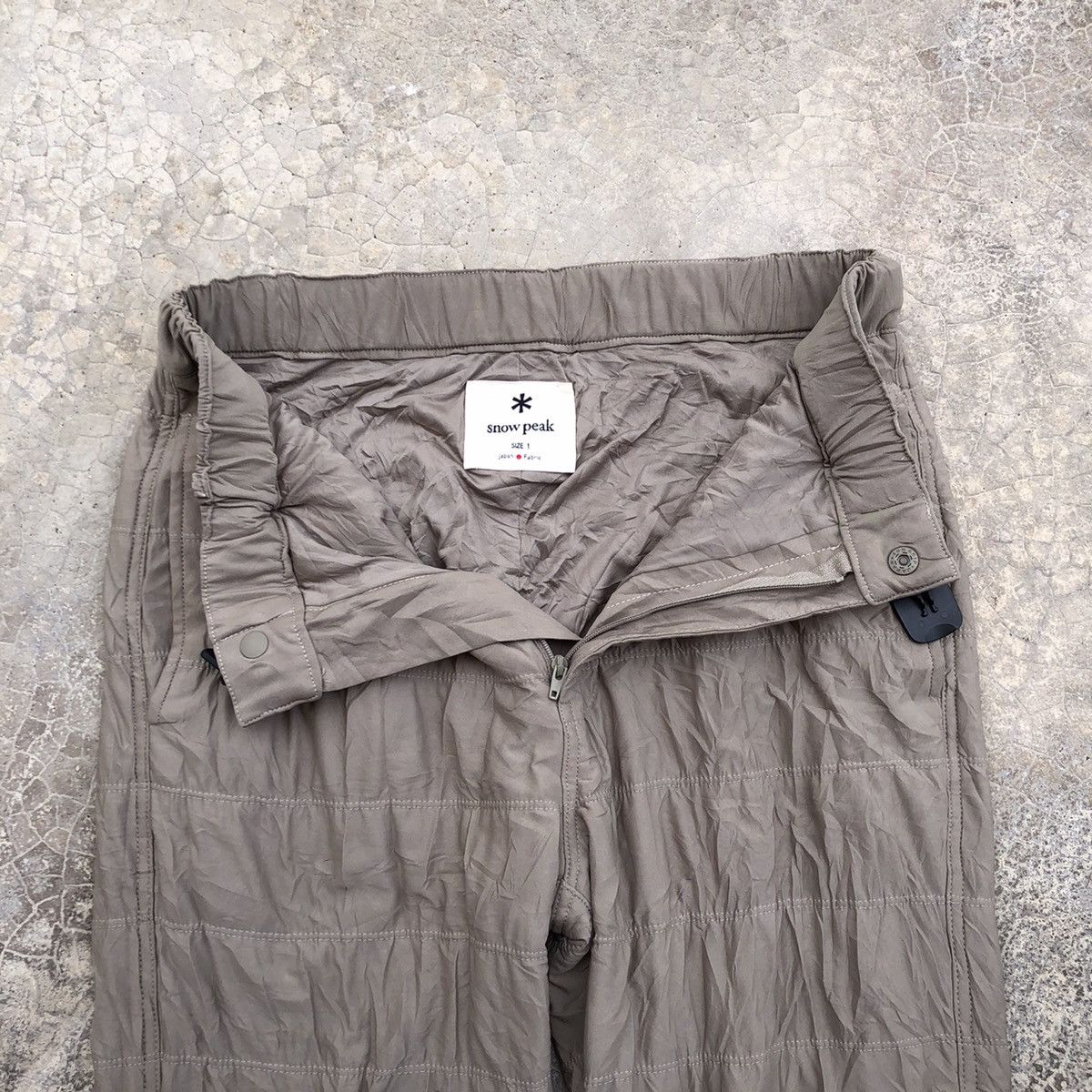 Polartec × Snow Peak SNOW PEAK Flexible Insulated Down Padded Pants Size US 28 / EU 44 - 6 Thumbnail