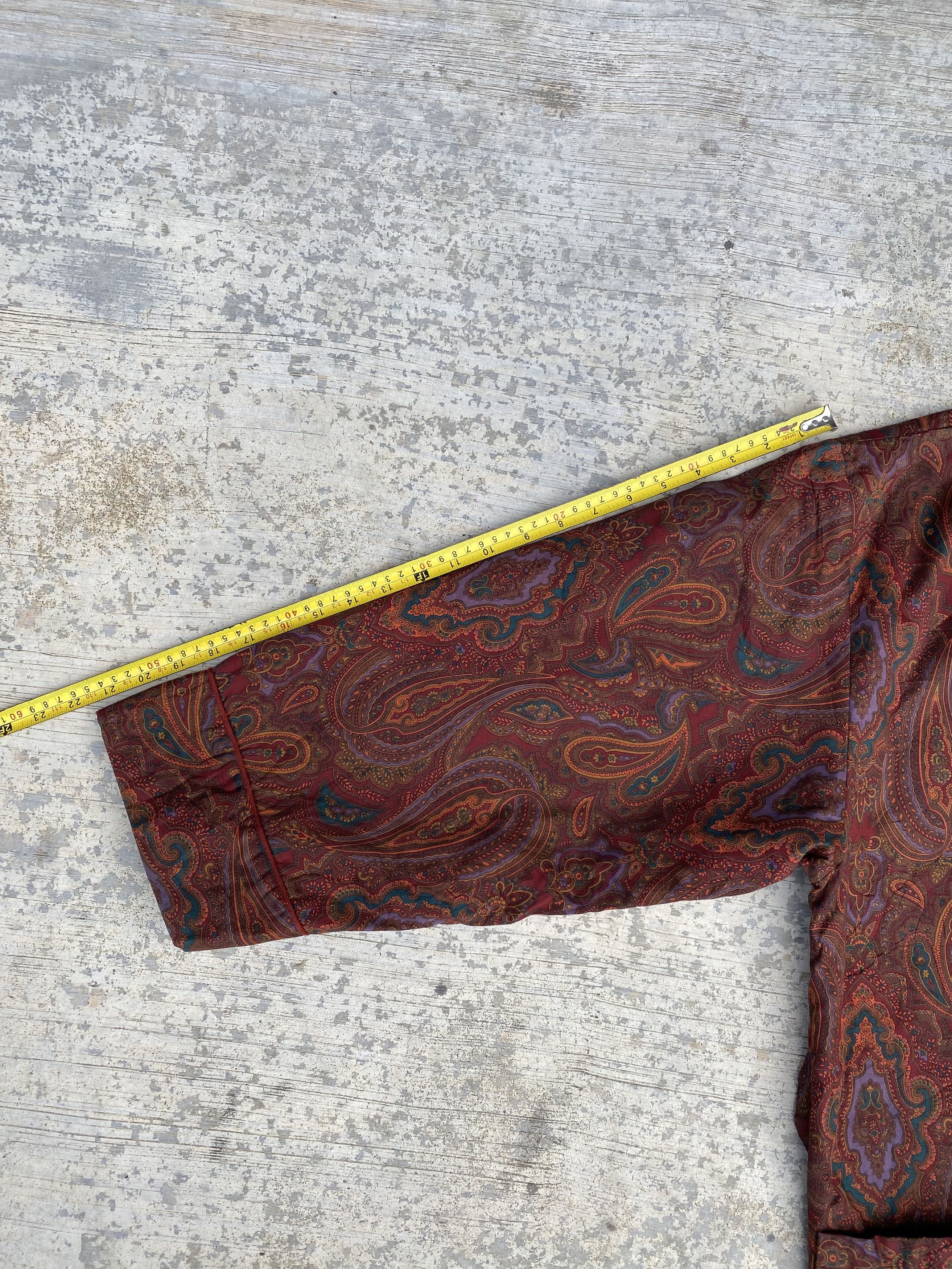 Vintage × Yves Saint Laurent ⚡️last drop⚡️Yves Saint Laurent Paisley Kimono Size US L / EU 52-54 / 3 - 13 Thumbnail