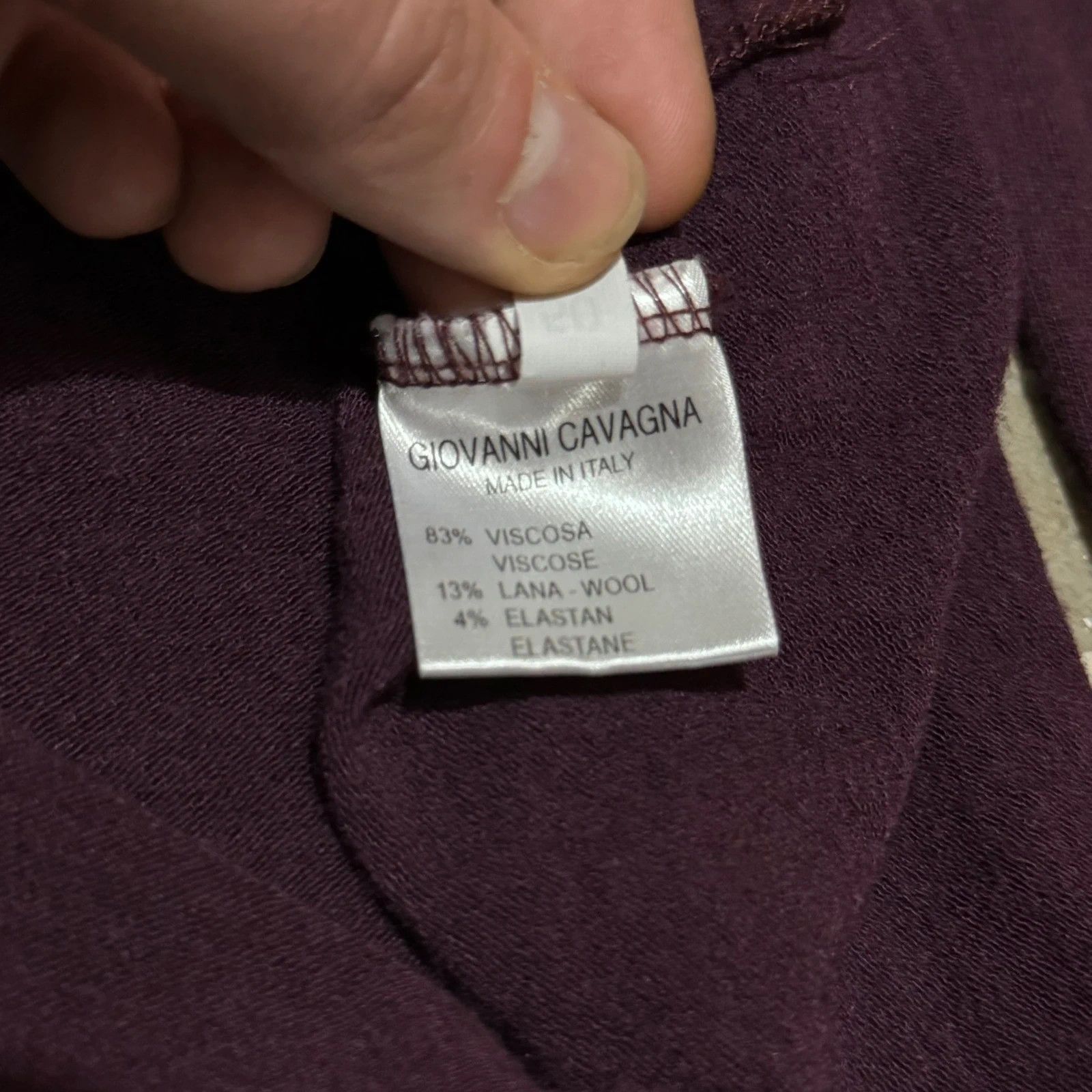 Giovanni Cavagna Giovanni Cavagna “g946” viscose lana light sweater Size US L / EU 52-54 / 3 - 6 Thumbnail