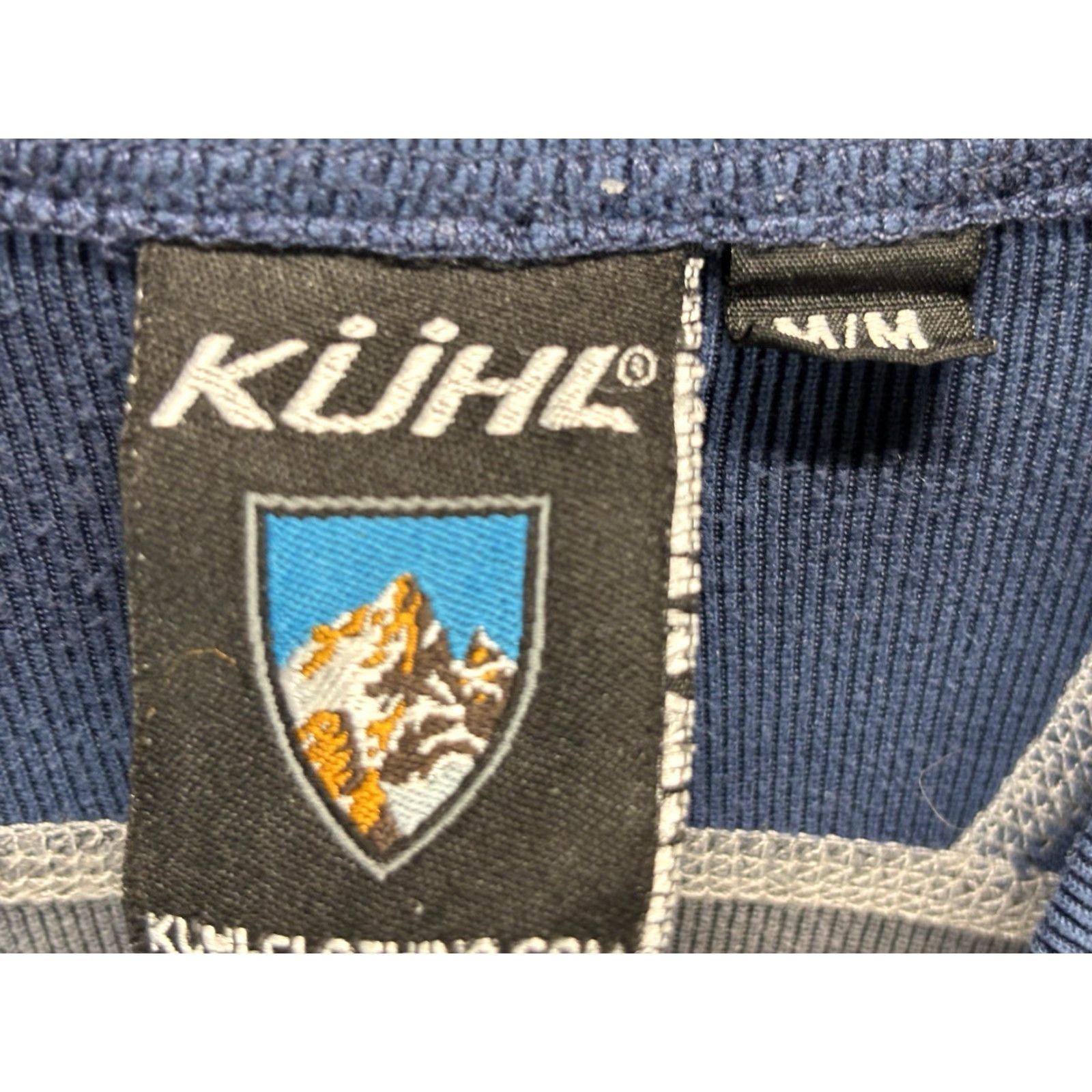 Layer 8 Kuhl Technikore 1/4 Zip Pullover Long Sleeve Mens M Base Layer Blue Gray Size US M / EU 48-50 / 2 - 5 Thumbnail