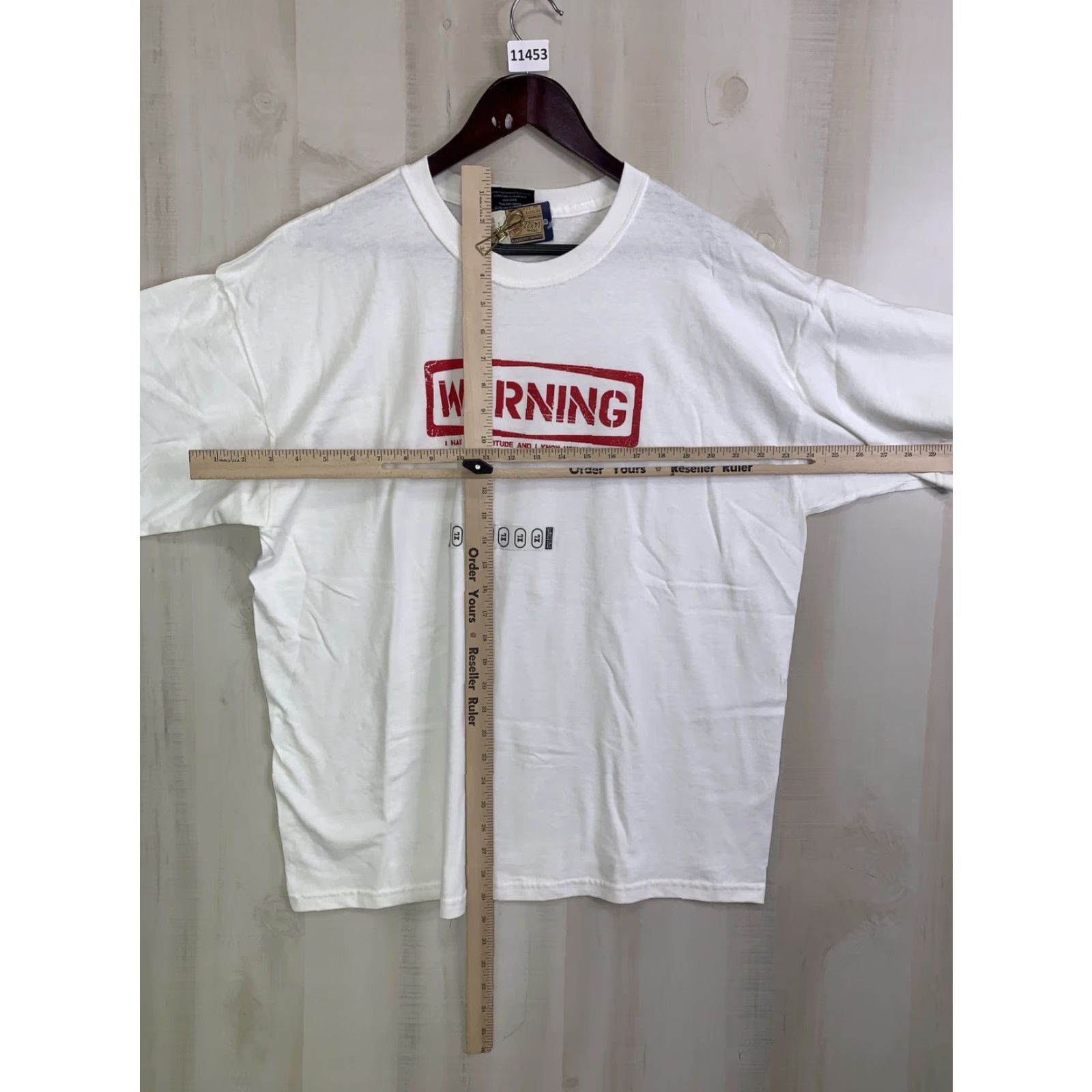 Vintage VINTAGE Steve & Barry's White Graphic T Shirt Adult XL NWT Crew Neck Short Sleeve Unisex 90s Y2K Funny Comfort Cotton Clothing Size US XL / EU 56 / 4 - 6 Thumbnail