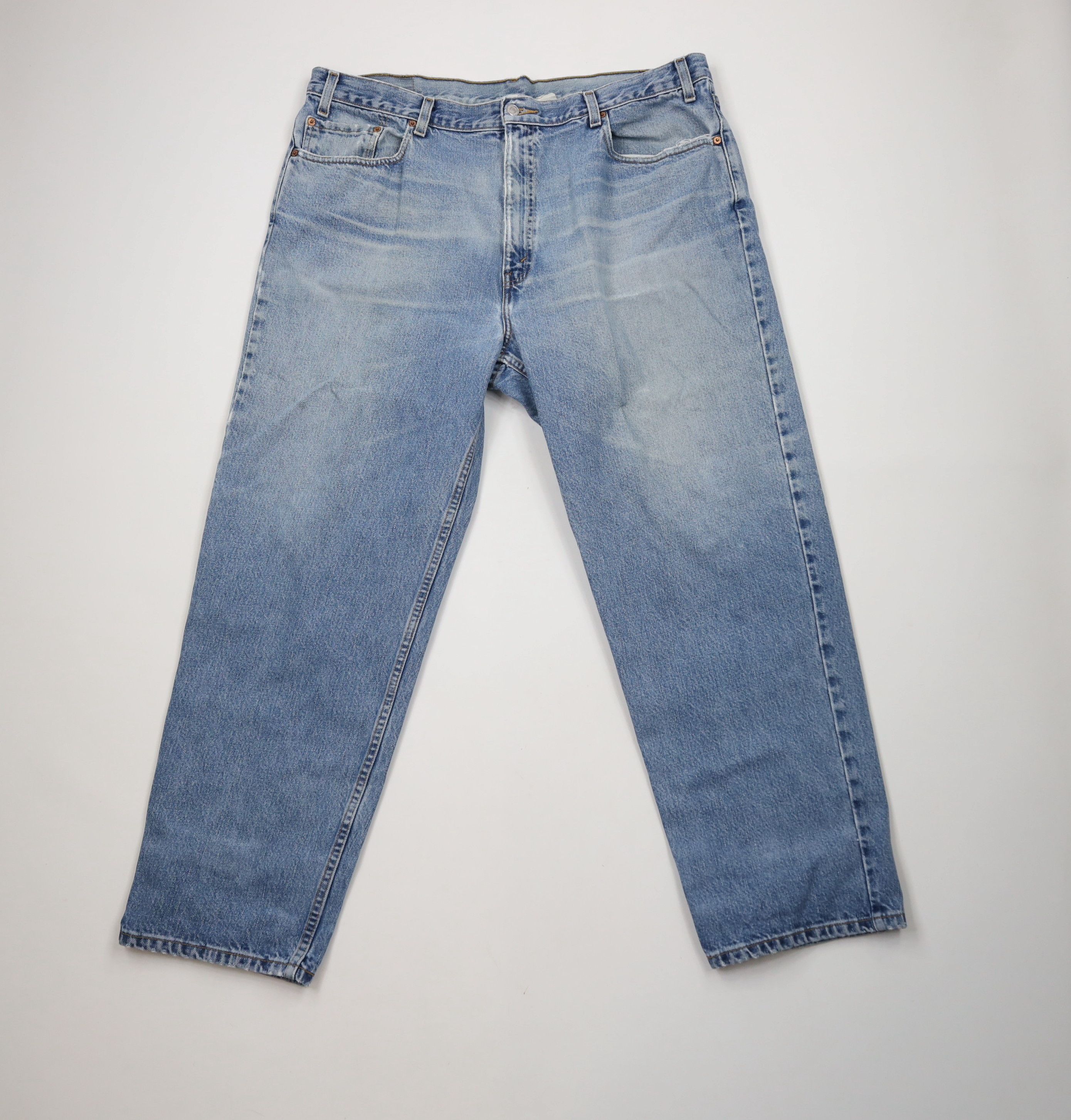 Levi's × Vintage Vintage 90s Levis 550 Relaxed Fit Denim Jeans Blue Cotton Size US 42 / EU 58 - 1 Thumbnail