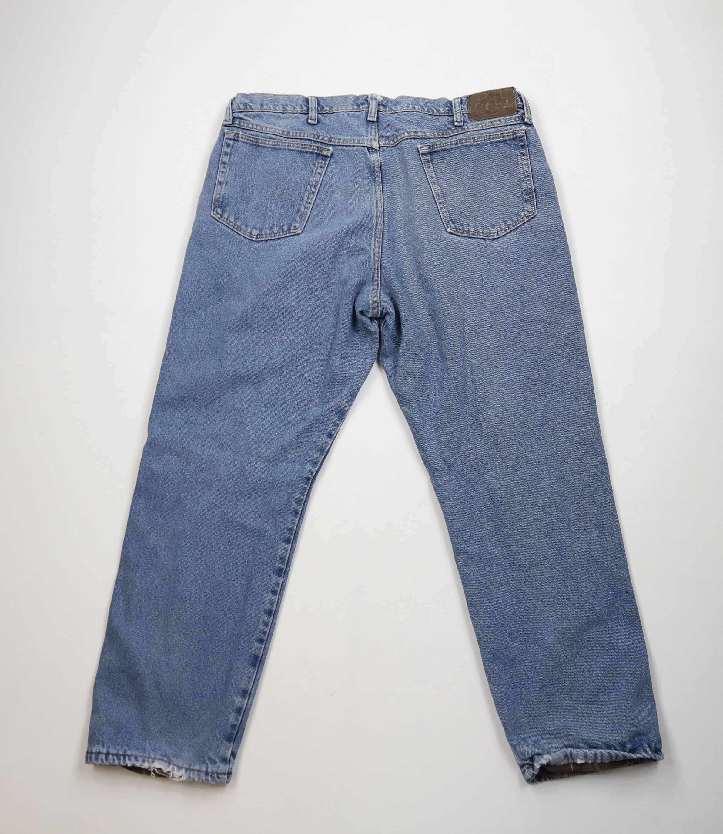 Cabelas Vintage Cabelas Flannel Lined Straight Leg Denim Jeans Size US 38 / EU 54 - 11 Thumbnail