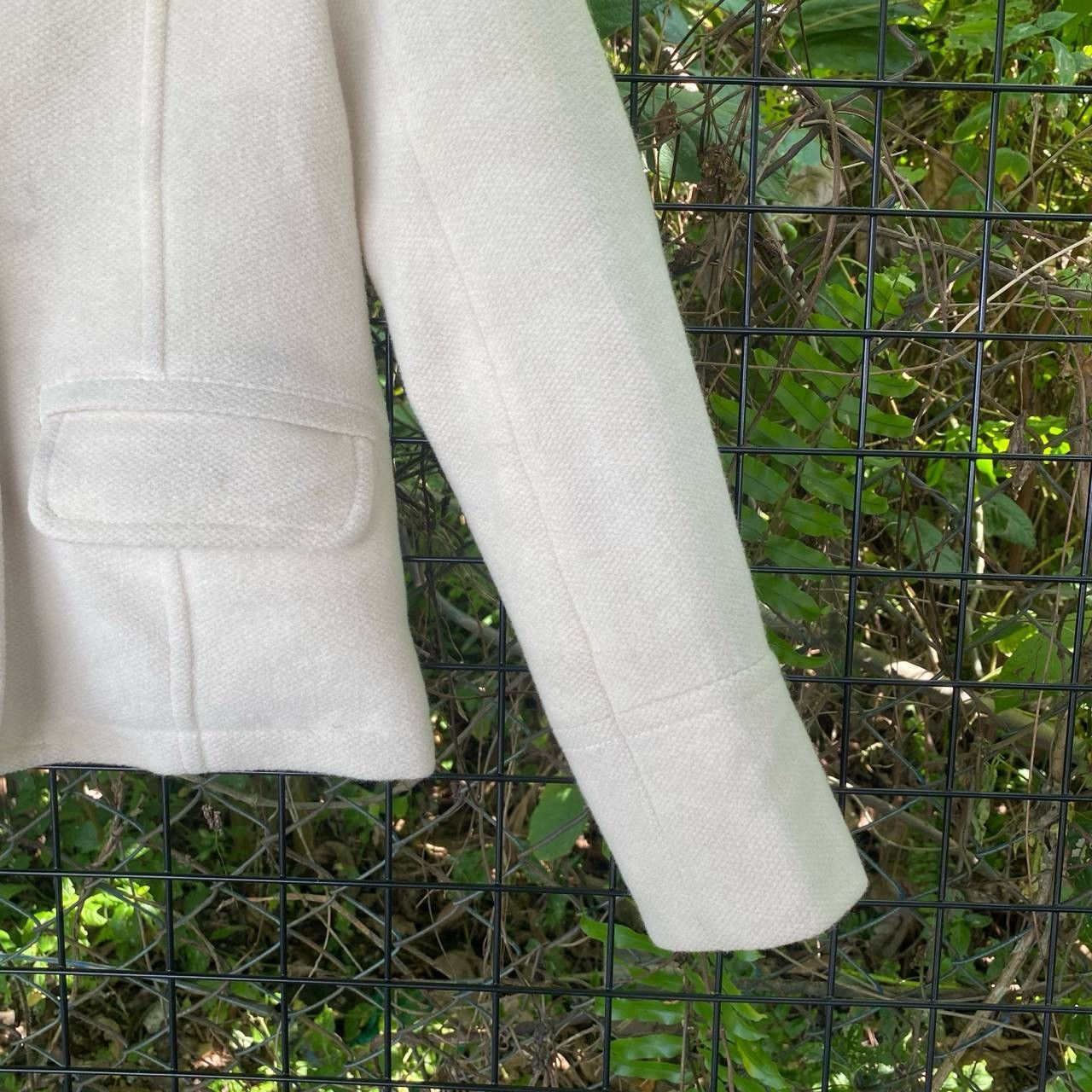 Designer × Jil Stuart Designer Jill Stuart Angola Wool Coat Hoodie Size S / US 4 / IT 40 - 5 Thumbnail