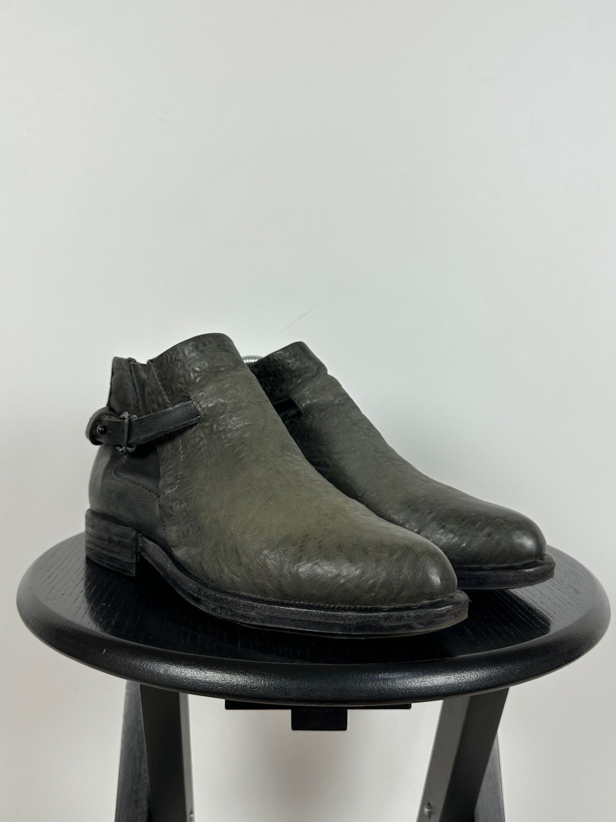 A.S.98 A.S.98. Airstep Leather Biker Ankle Boots Size US 8 / IT 38 - 11 Thumbnail