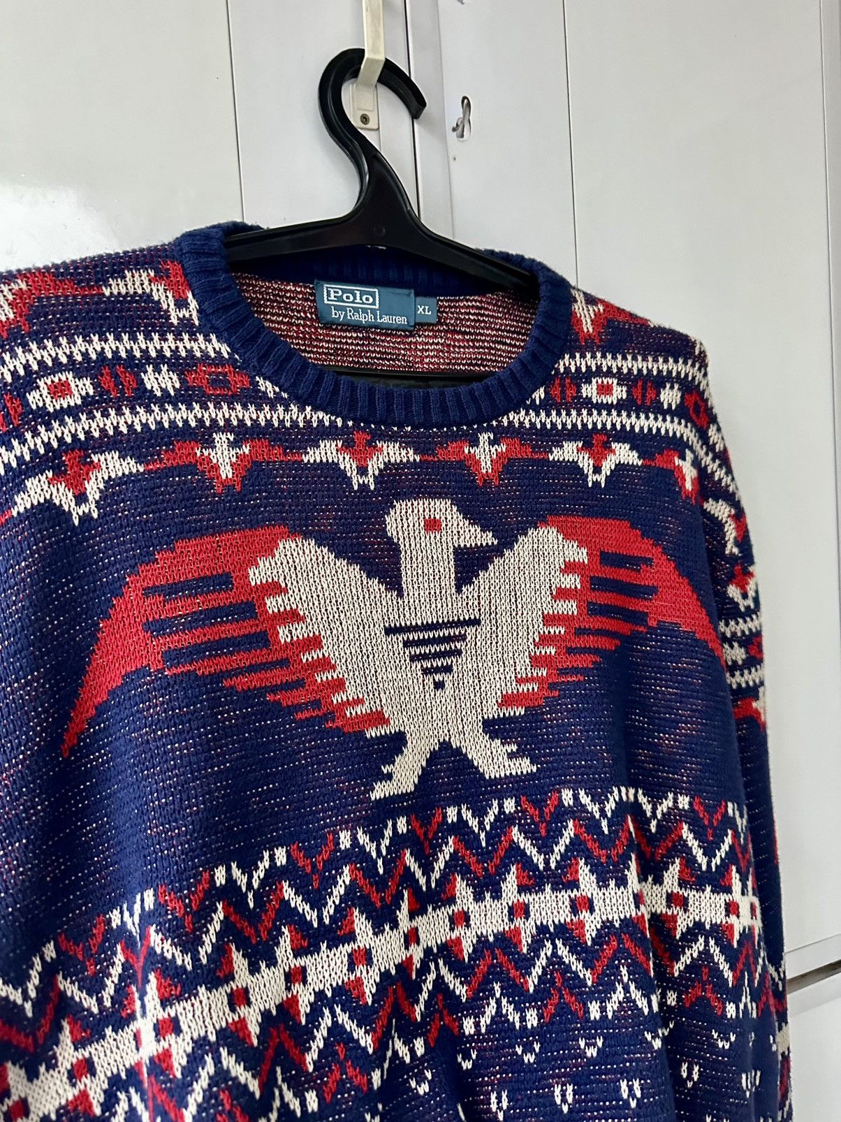 Polo Ralph Lauren Vintage Polo Ralph Lauren Sweater Aztec Style Size US XL / EU 56 / 4 - 7 Thumbnail