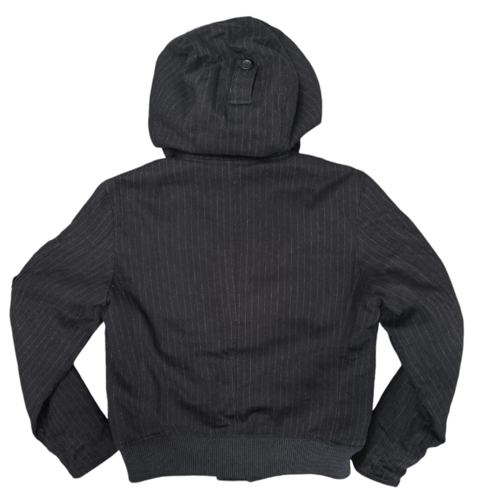 Takeo Kikuchi Striped Jacket Takeo Kikuchi Hoodie lining Raccoon fur Size M / US 6-8 / IT 42-44 - 2 Thumbnail