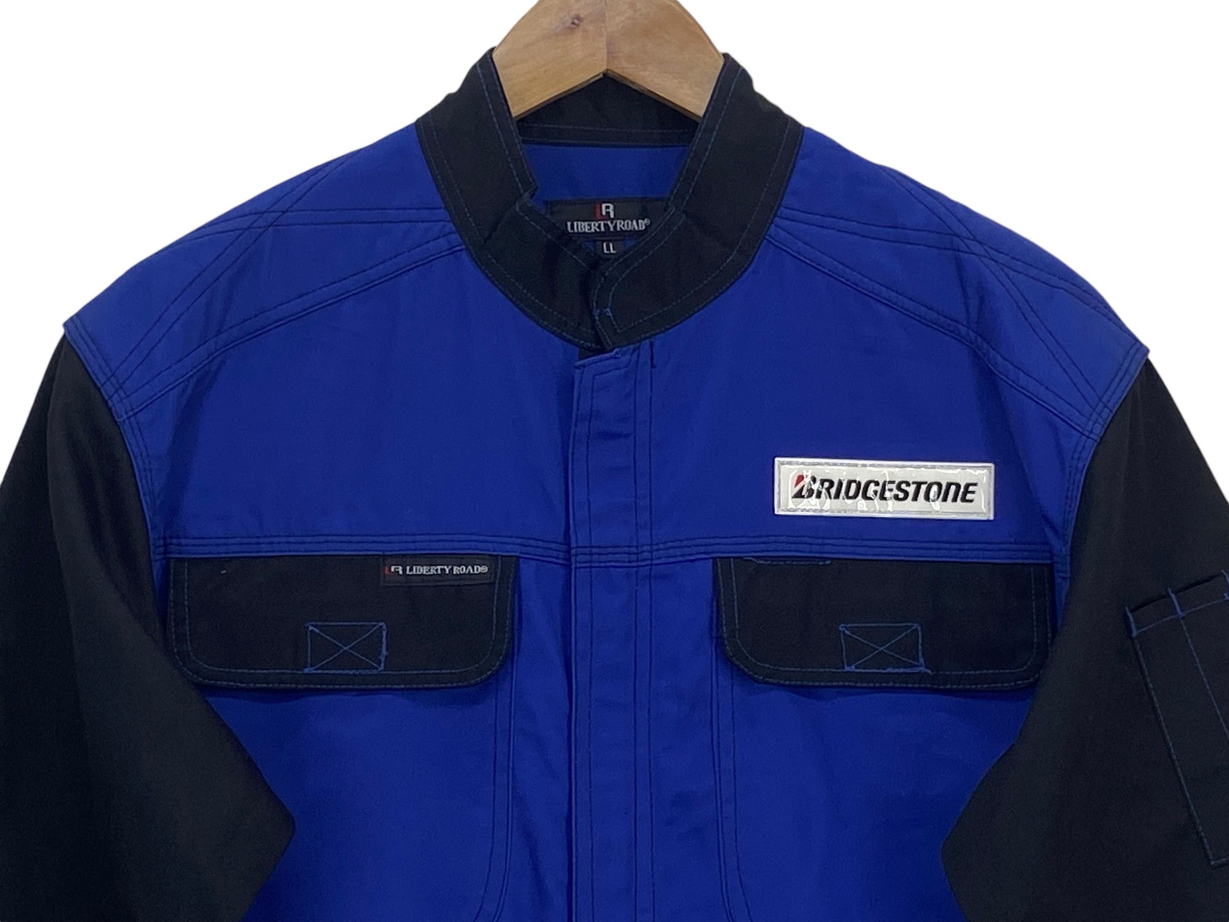 Vintage Bridgestone Motorsport Coverall Jumpsuit Size US 37 - 3 Thumbnail