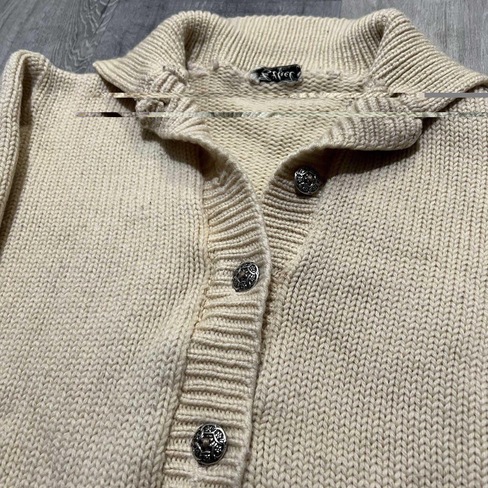Vintage VTG 40s/50s Ethel By Beverly Hills Knit Sweater Cardigan S Size S / US 4 / IT 40 - 2 Thumbnail