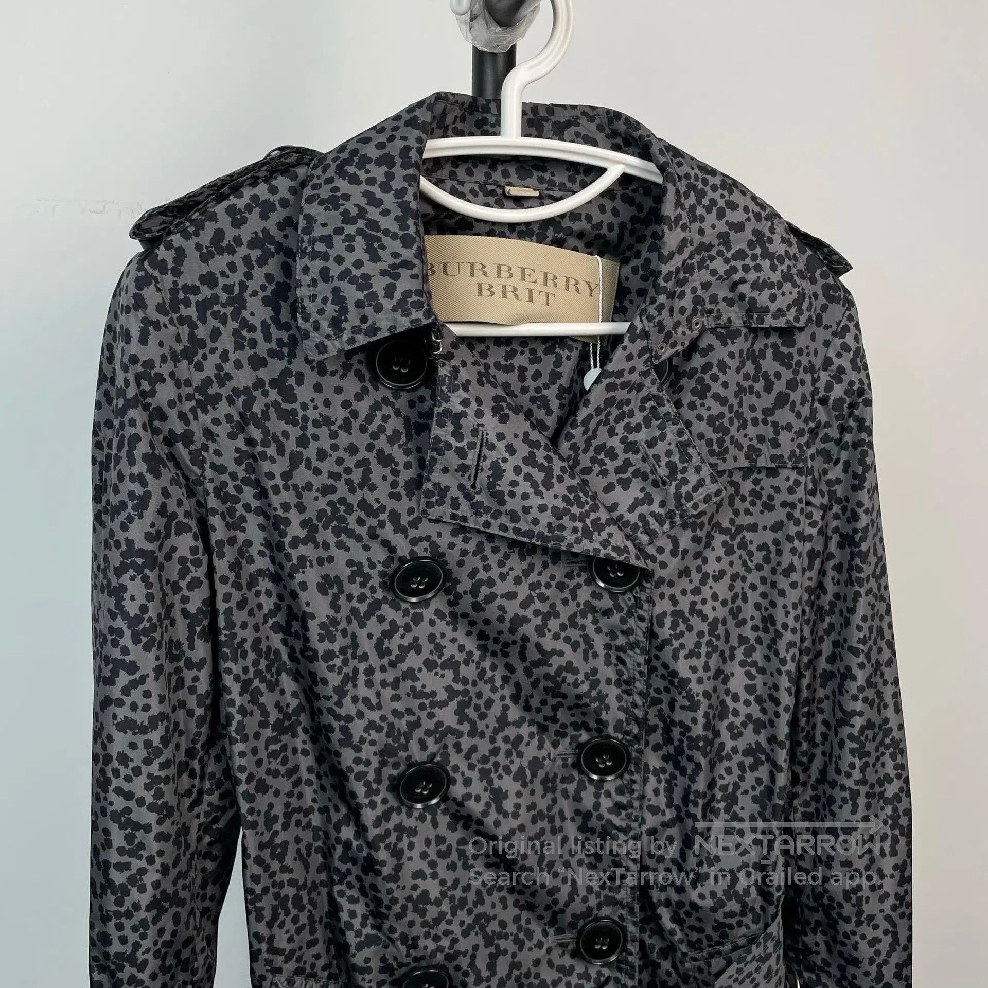 Burberry Burberry Small Leopard Print Double Breasted Lady Trench C Size S / US 4 / IT 40 - 3 Thumbnail