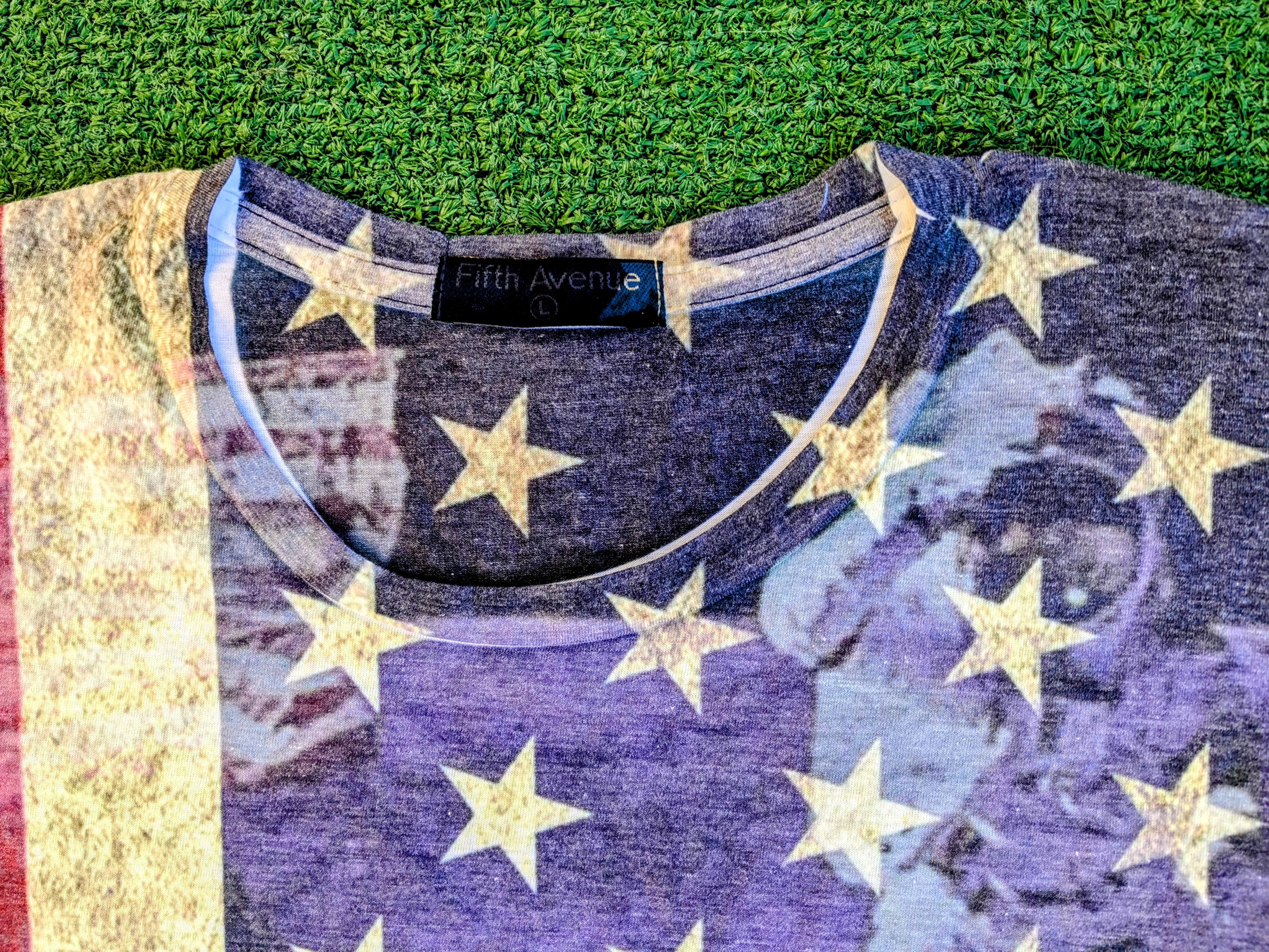 Other 5th Ave American USA Flag+Astronaut+Statue of Liberty Shirt Size US L / EU 52-54 / 3 - 2 Thumbnail