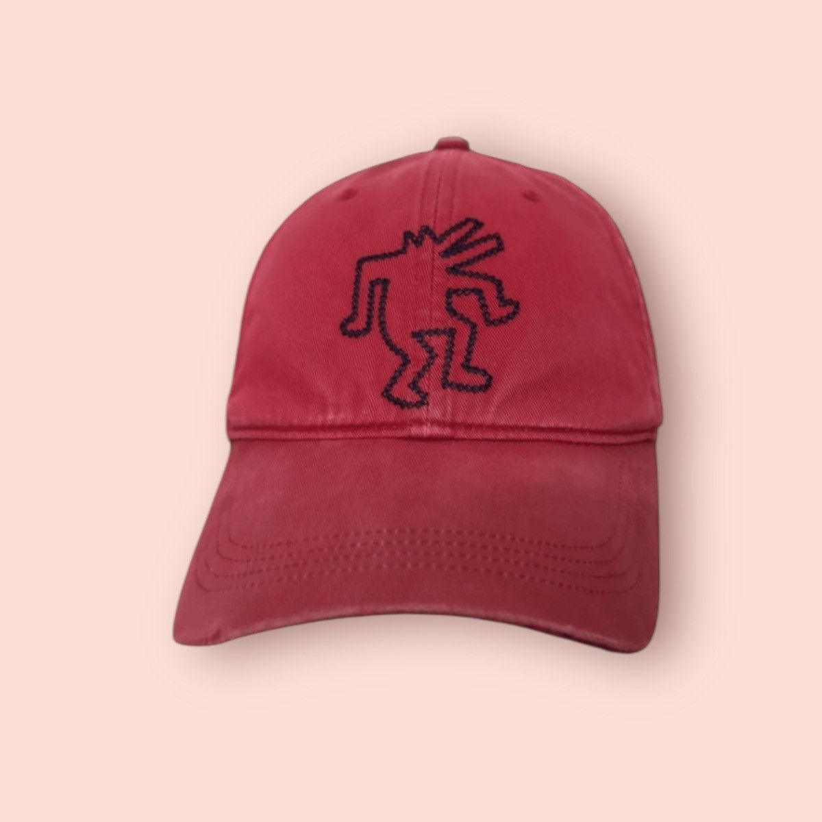 Keith Haring × Uniqlo VINTAGE KEITH HARING X UNIQLO DISTRESSED VISOR Size ONE SIZE - 3 Thumbnail