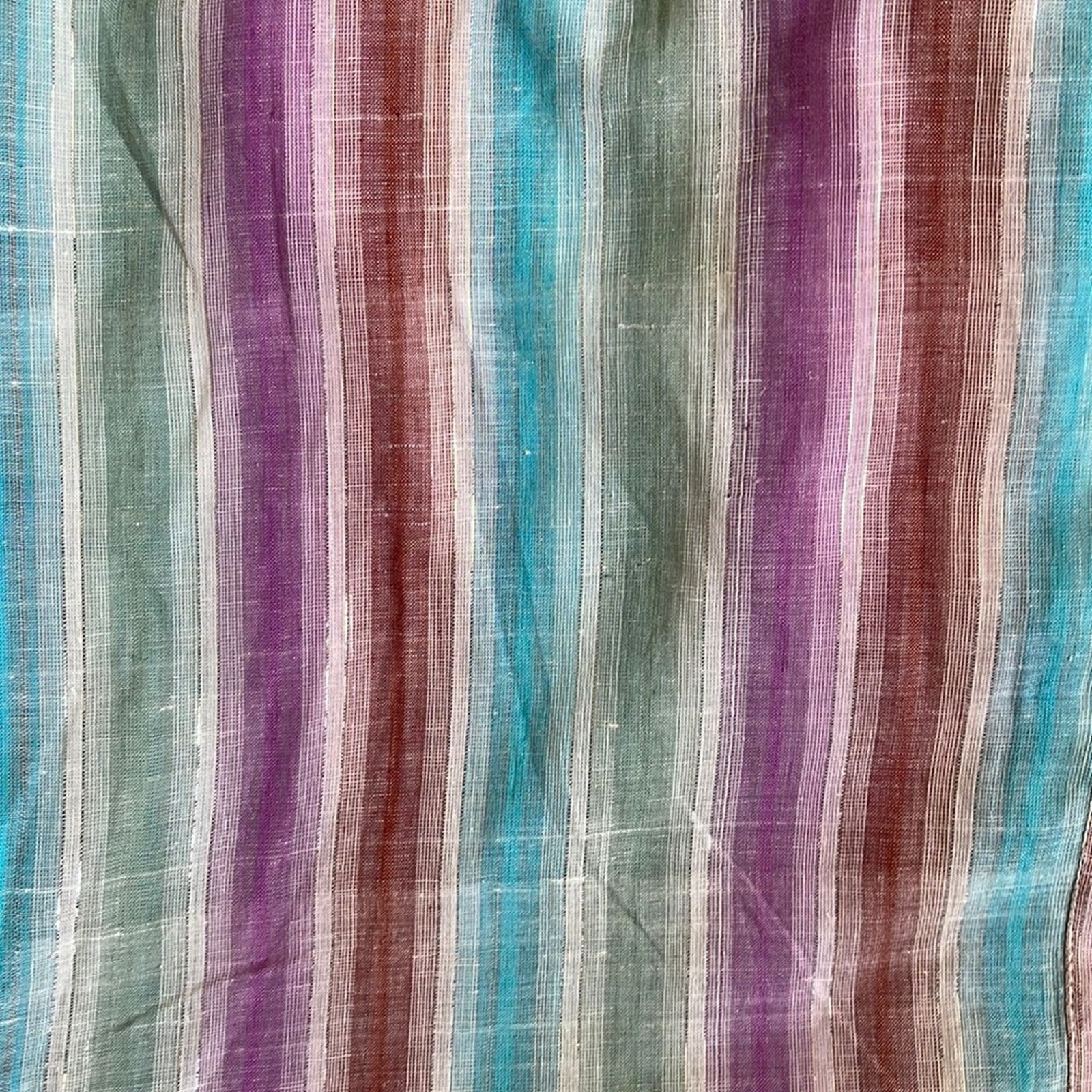 Vintage VINTAGE 1980’s Dead Stock Club Privé Striped Blouse Size S Size S / US 4 / IT 40 - 5 Thumbnail