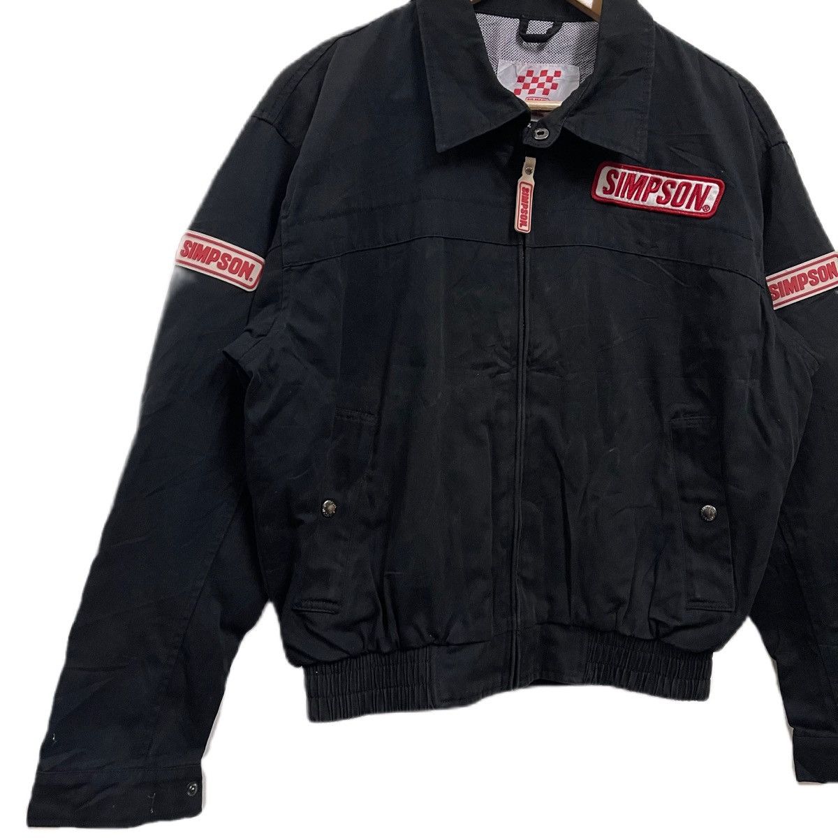 Vintage SIMPSON RACING jacket bomber riding Size US M / EU 48-50 / 2 - 4 Thumbnail