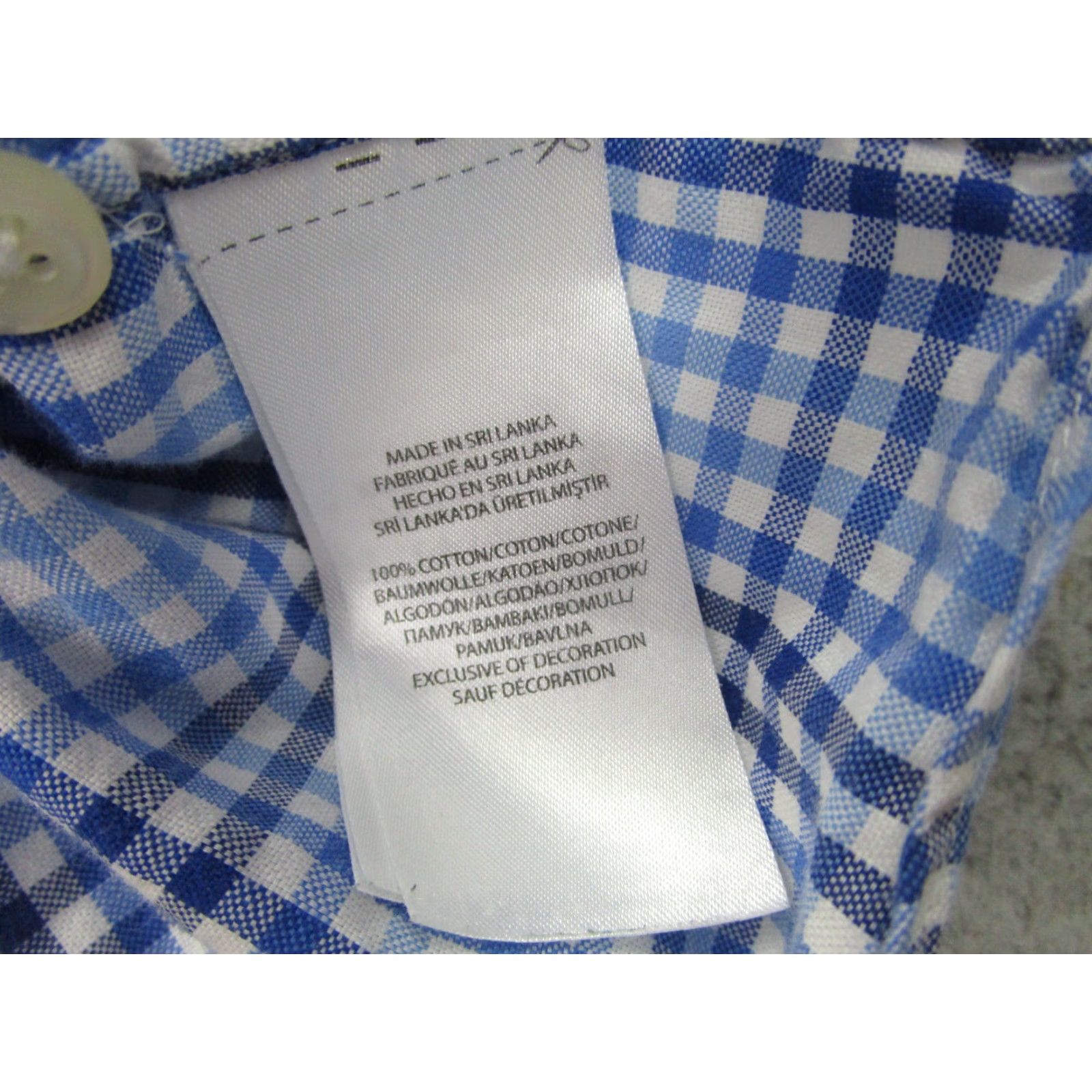 Ralph Lauren Ralph Lauren Shirt Mens 2XL Blue White Plaid Checkered Button-Down Casual XXL Size US XXL / EU 58 / 5 - 6 Thumbnail