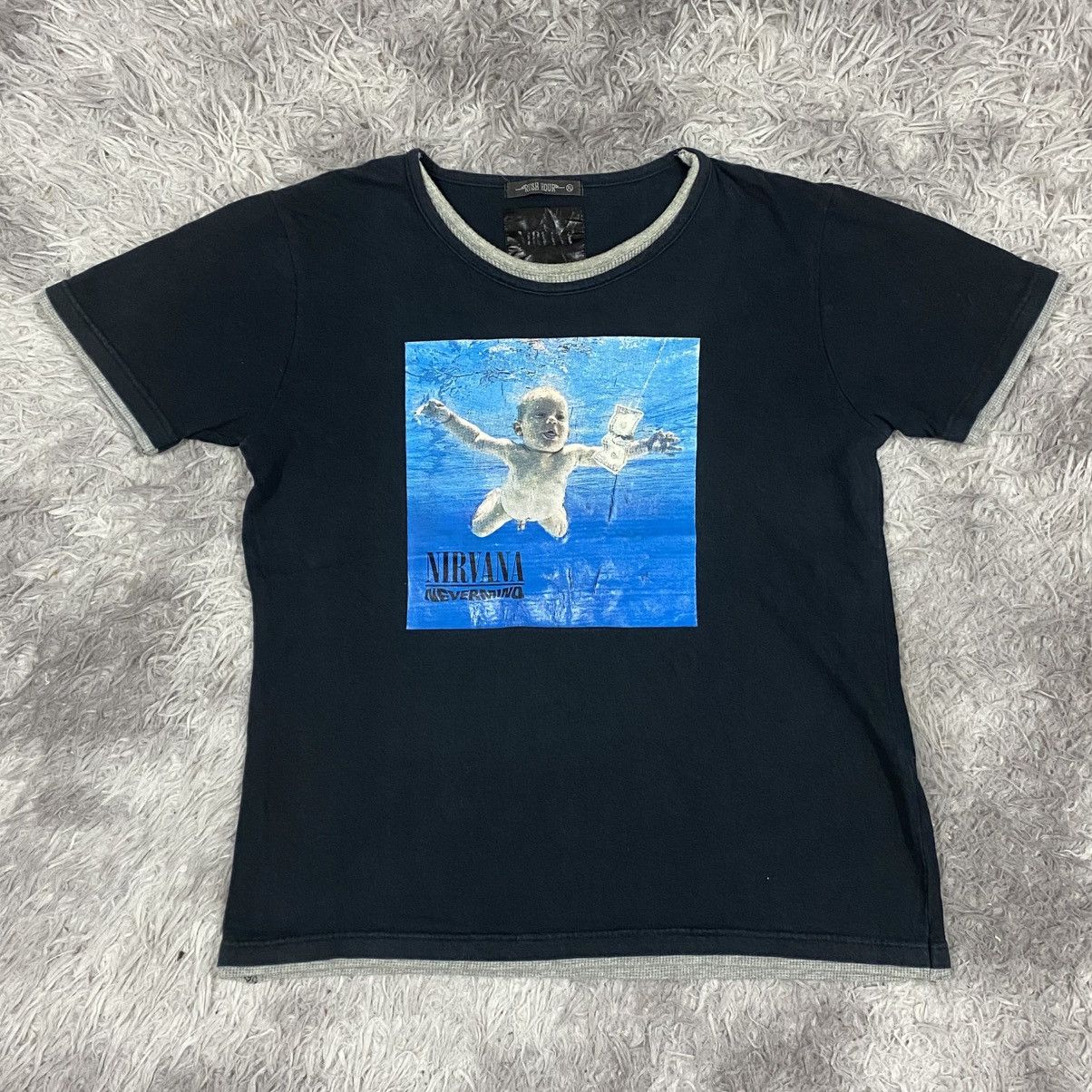 Band Tees × Nirvana × Vintage Nirvana nevermind album art cover Size US L / EU 52-54 / 3 - 1 Thumbnail