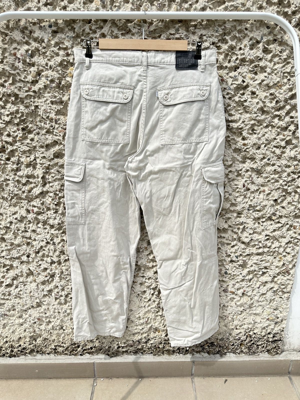 Levi's × Vintage Vintage 1989 80s 90s Levis Silver Tab cargo pants Size US 34 / EU 50 - 6 Thumbnail