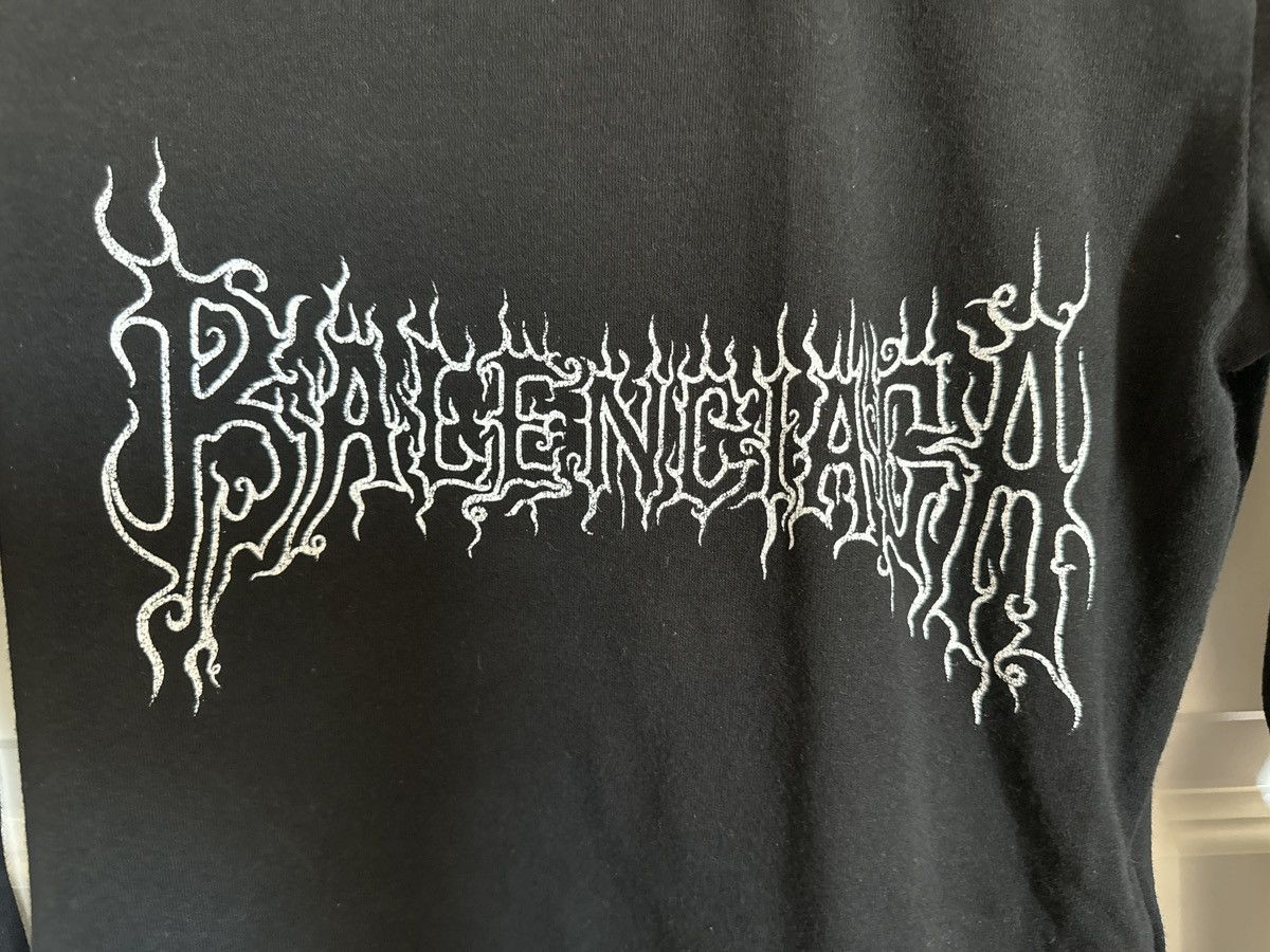 Balenciaga Balenciaga Spring 24 Darkwave Heavy Metal Fitted Longsleeve Size US L / EU 52-54 / 3 - 9 Thumbnail