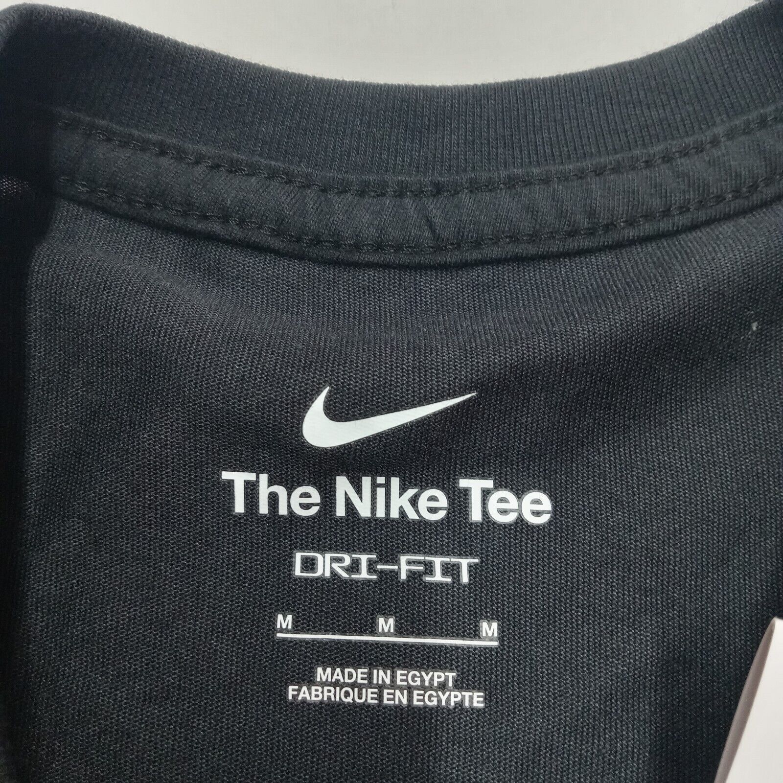 Nike Nike Dri-FIT Swoosh Training T-Shirt Men's M Black/White Size US M / EU 48-50 / 2 - 3 Thumbnail