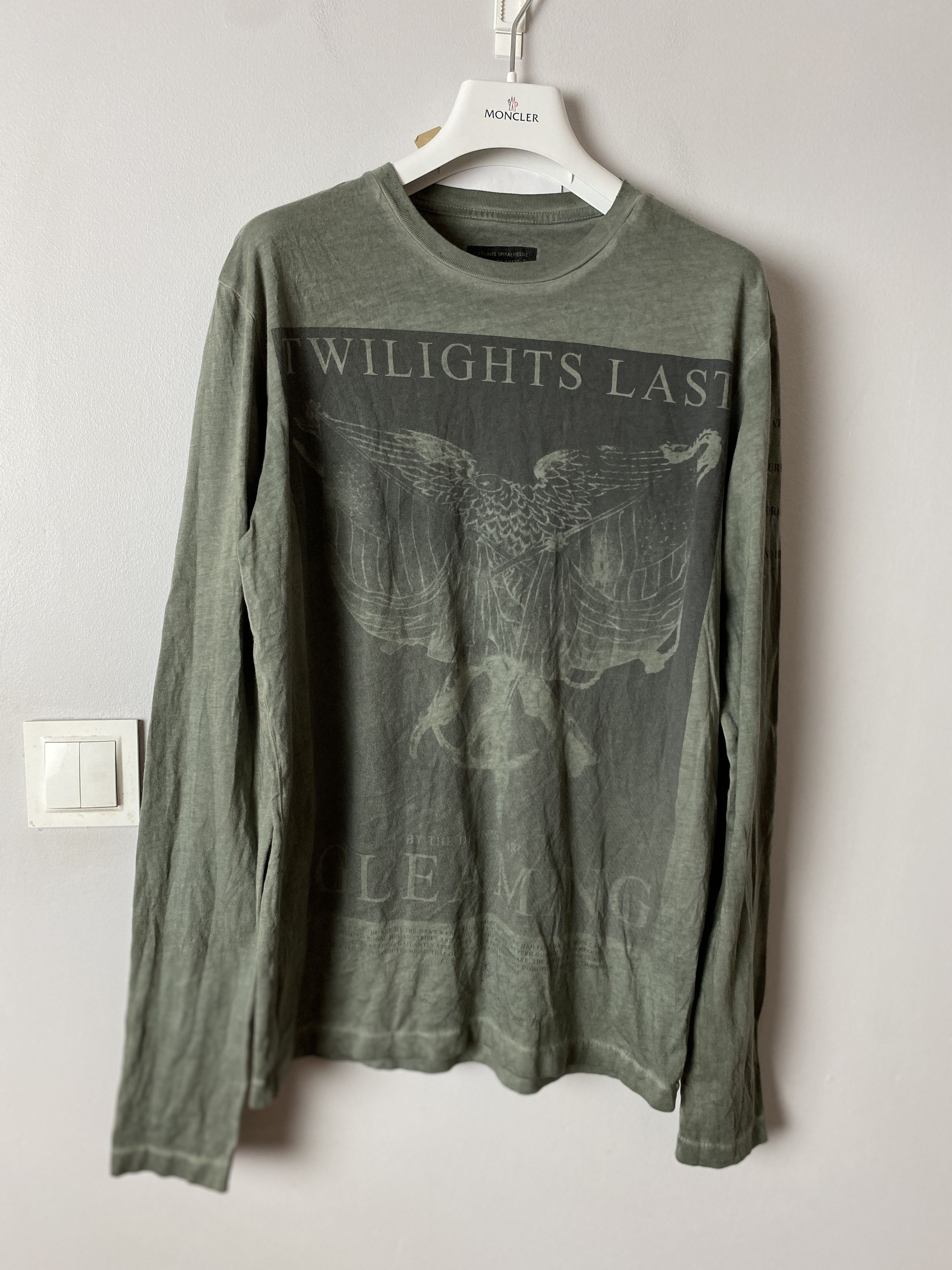 Allsaints All Saints Twilight Ls crew t-shirt tee printed Size US XL / EU 56 / 4 - 1 Thumbnail