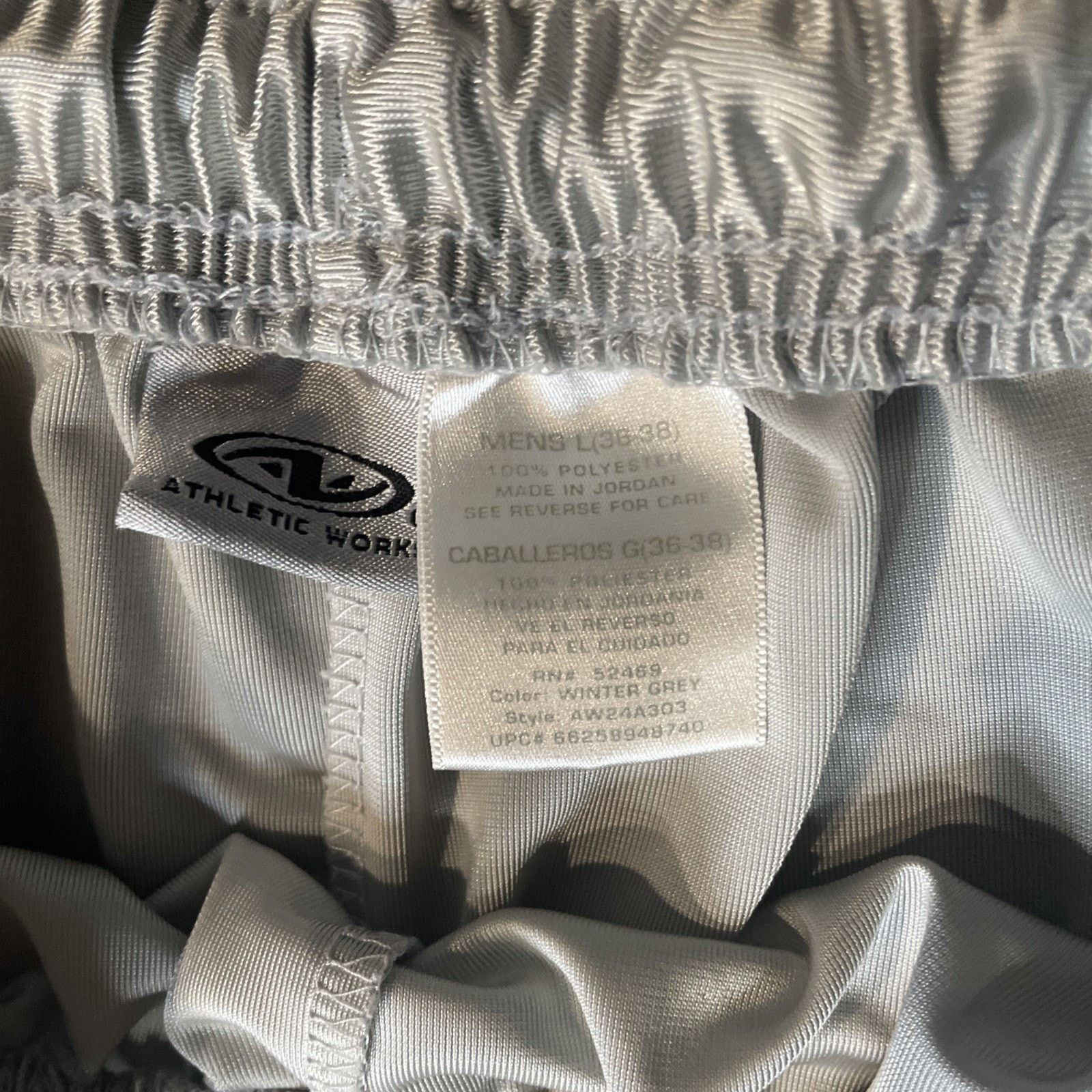 Athletic Works Silver Athletic Works Shiny Basketball Y2K Shorts Mens L Size US 36 / EU 52 - 5 Thumbnail