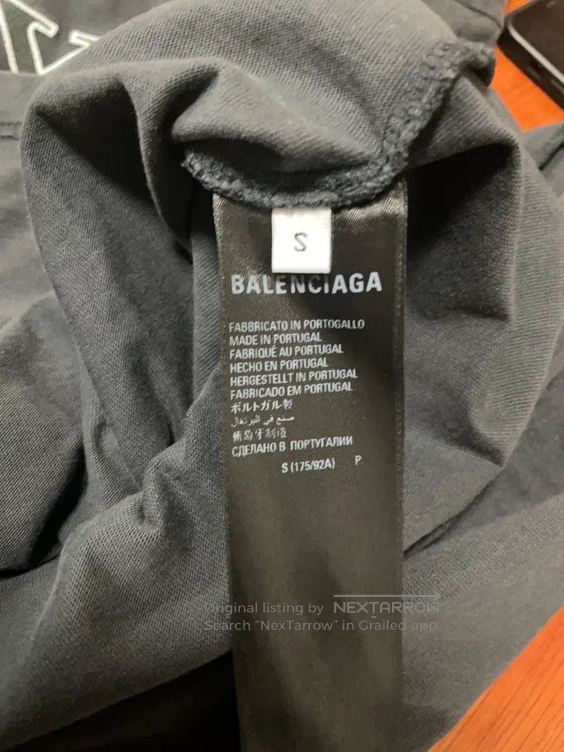 Balenciaga Balenciaga 3XL short-sleeved T-shirt Size US S / EU 44-46 / 1 - 4 Thumbnail