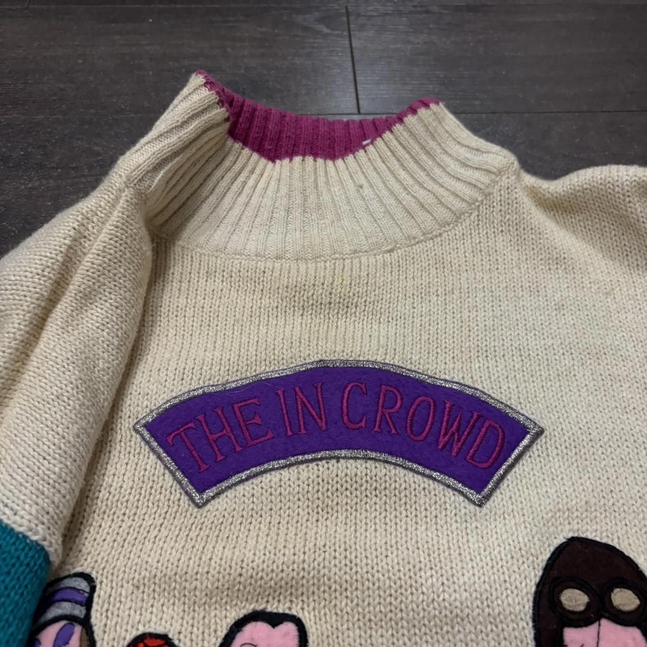 Designer Vintage Bonnie boerer the in crowd knit sweater 90s M Size US M / EU 48-50 / 2 - 5 Thumbnail