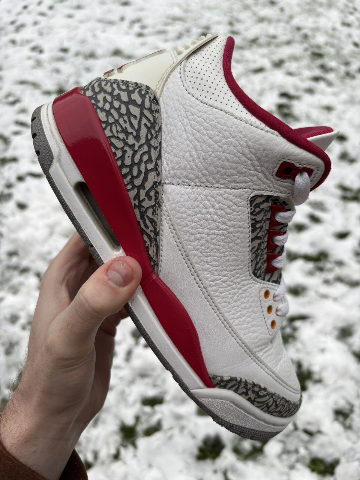 Jordan Brand Jordan 3 Retro Cardinal Red 2022 Size 8 Size US 8 / EU 41 - 1 Thumbnail