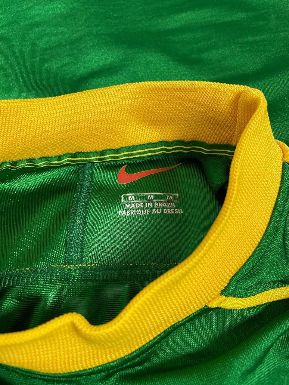Nike Nike Longsleeve Tee T Shirt Brazil Vintage 1990s Soccer Size US M / EU 48-50 / 2 - 11 Thumbnail