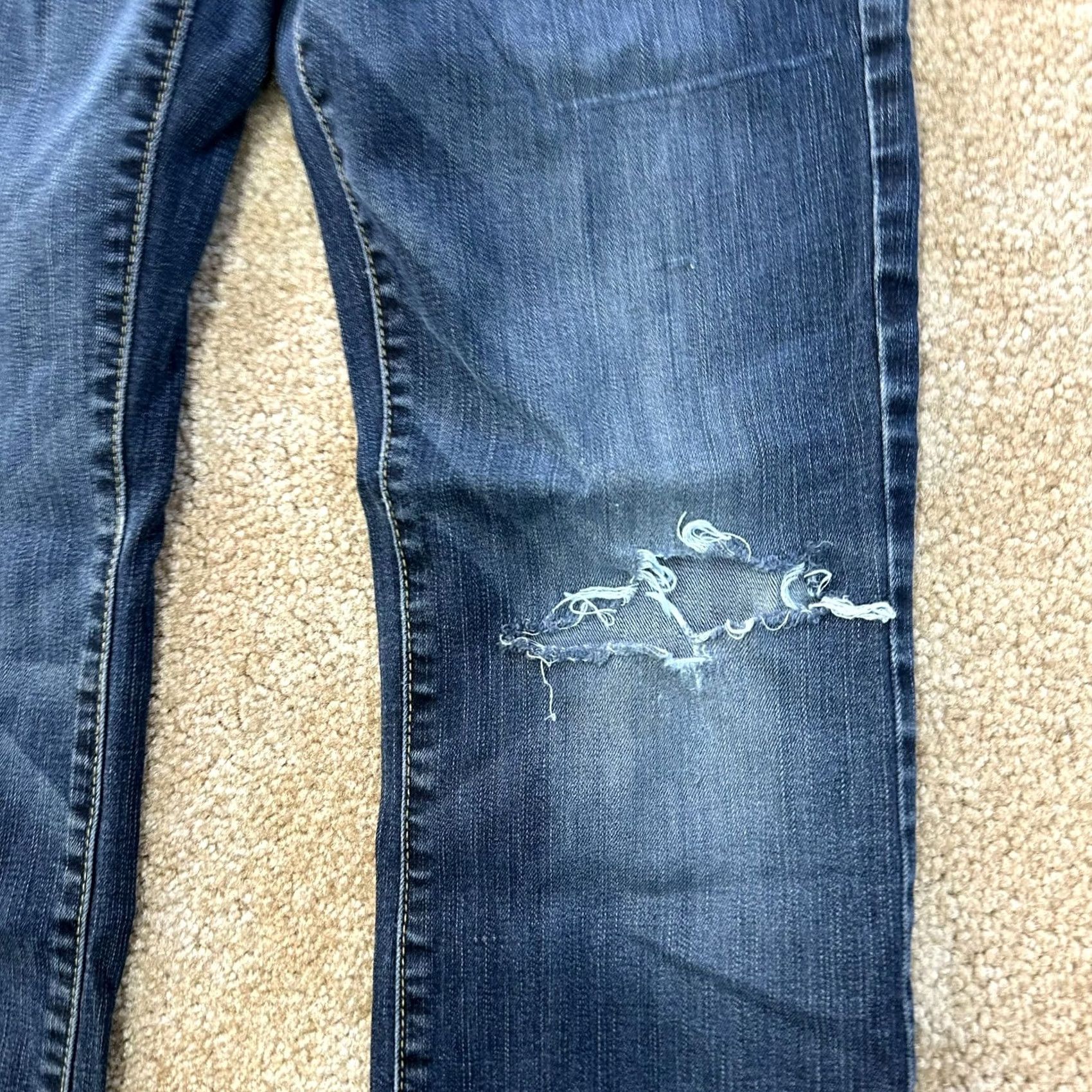 American Eagle Outfitters American Eagle Original Bootcut Jeans Men's 28x30 Blue Denim Active Flex Size US 28 / EU 44 - 2 Thumbnail