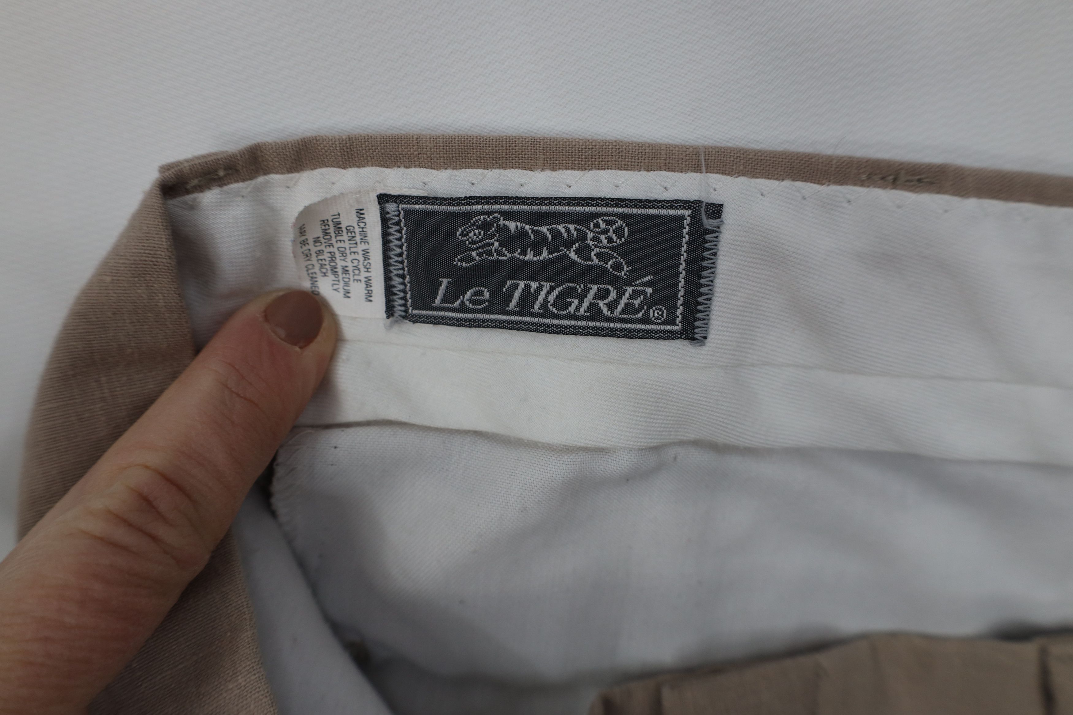 Vintage Vintage 70s 80s Streetwear Knit Wide Leg Chino Pants USA Size US 32 / EU 48 - 10 Thumbnail