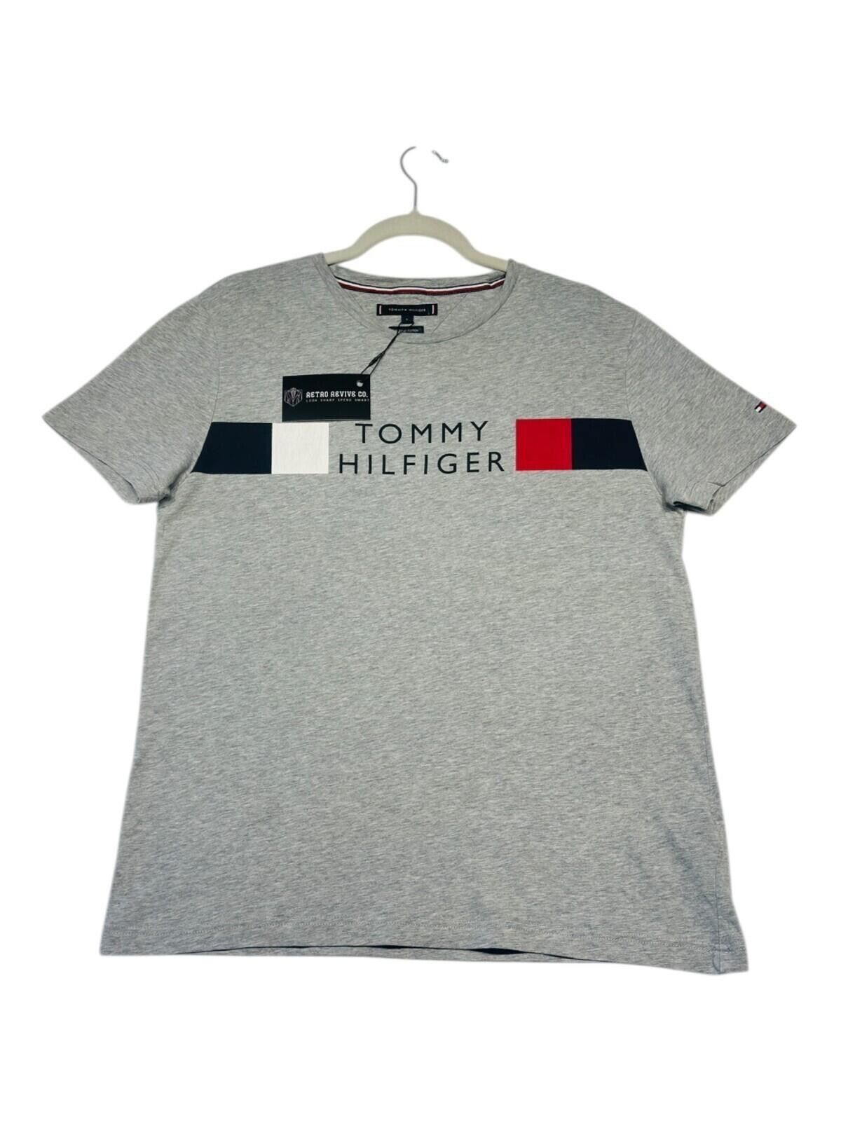 Tommy Hilfiger Tommy Hilfiger T-Shirt Men's UK Size L Grey Graphic Print Size US L / EU 52-54 / 3 - 2 Thumbnail