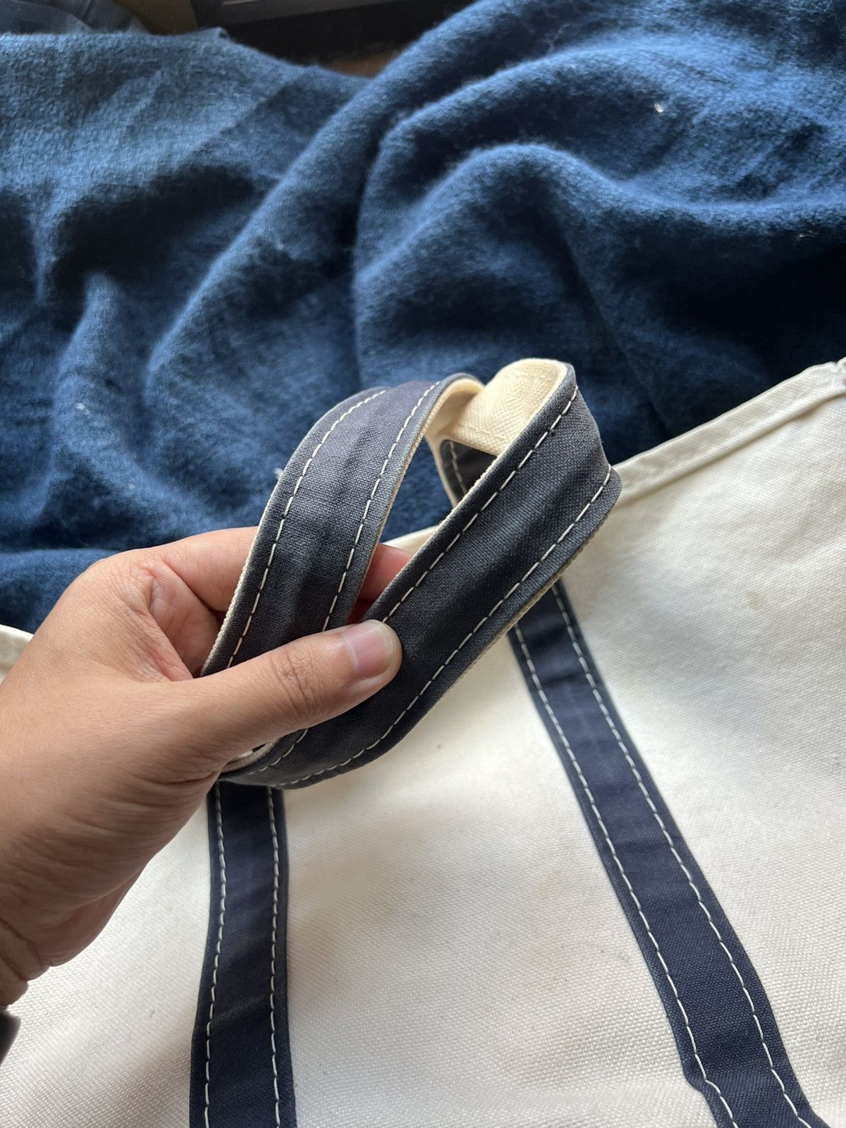 L.L. Bean L.L.Bean 80’s Canvas Tote Bag (size m) Size ONE SIZE - 10 Thumbnail