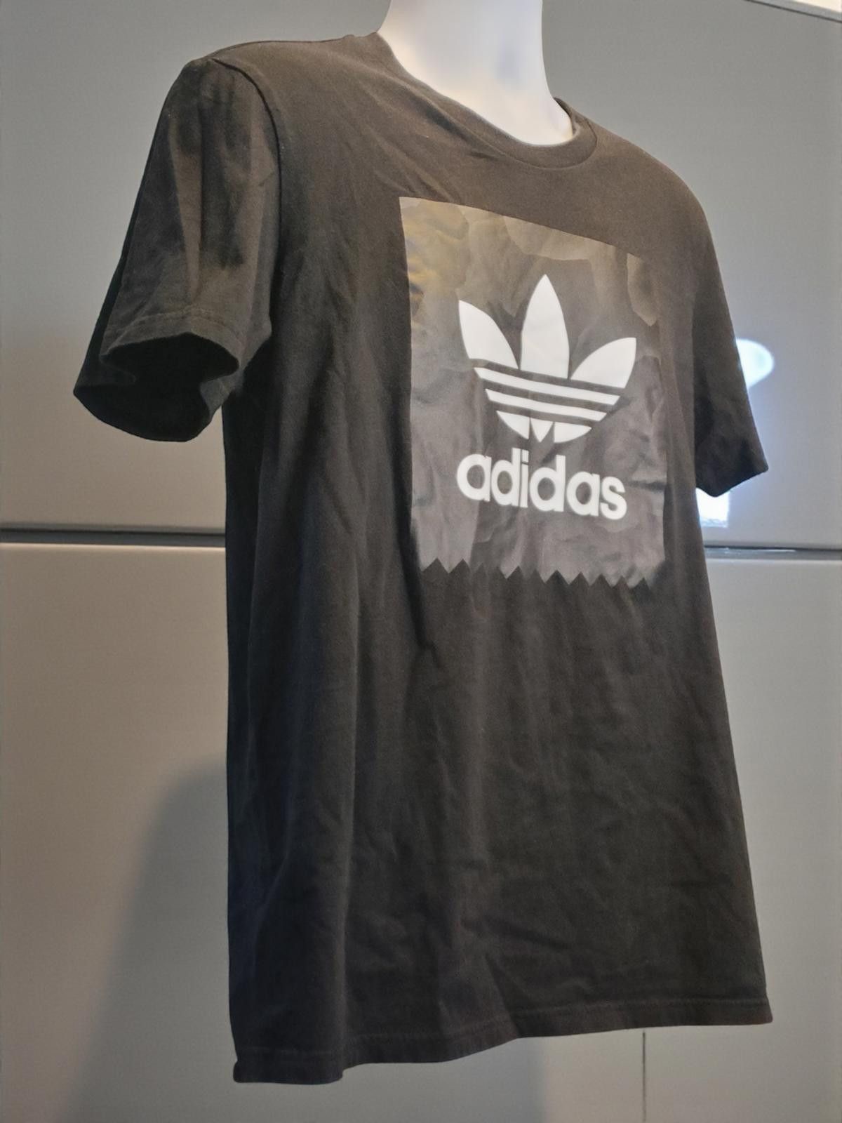Adidas Adidas Originals Trefoil Black T-Shirt Men's Activewear Size US L / EU 52-54 / 3 - 3 Thumbnail