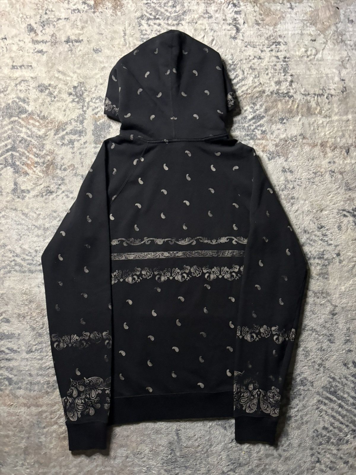 Saint Laurent Paris Saint Laurent Paisley Hoodie Size US M / EU 48-50 / 2 - 3 Thumbnail