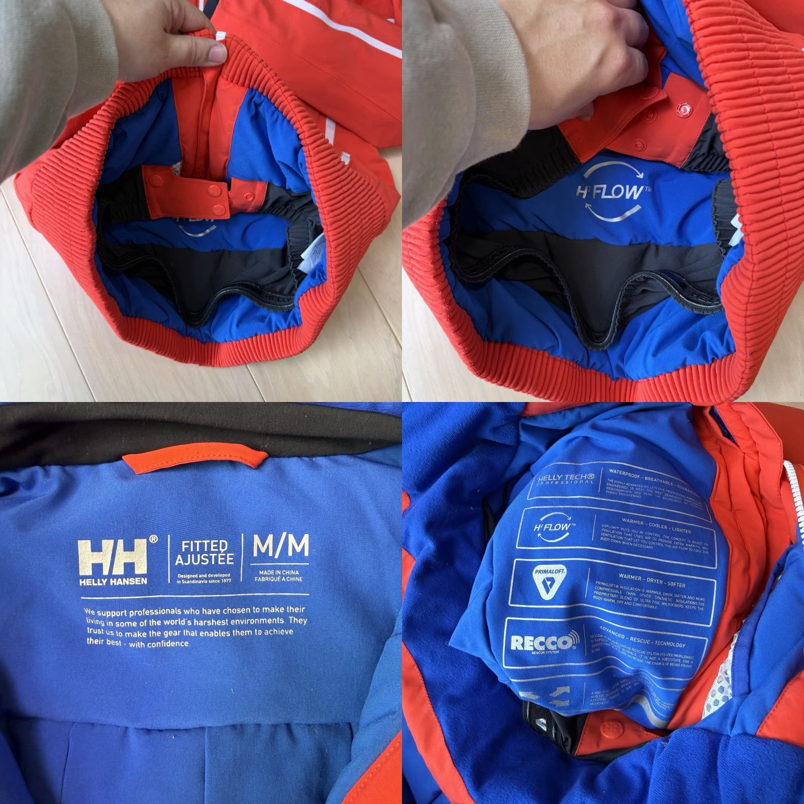 Helly Hansen VINTAGE Helly Hansen Wildcat Jacket Women's Medium Recco Gorpcore Ski Winter Outewear Size M / US 6-8 / IT 42-44 - 8 Thumbnail