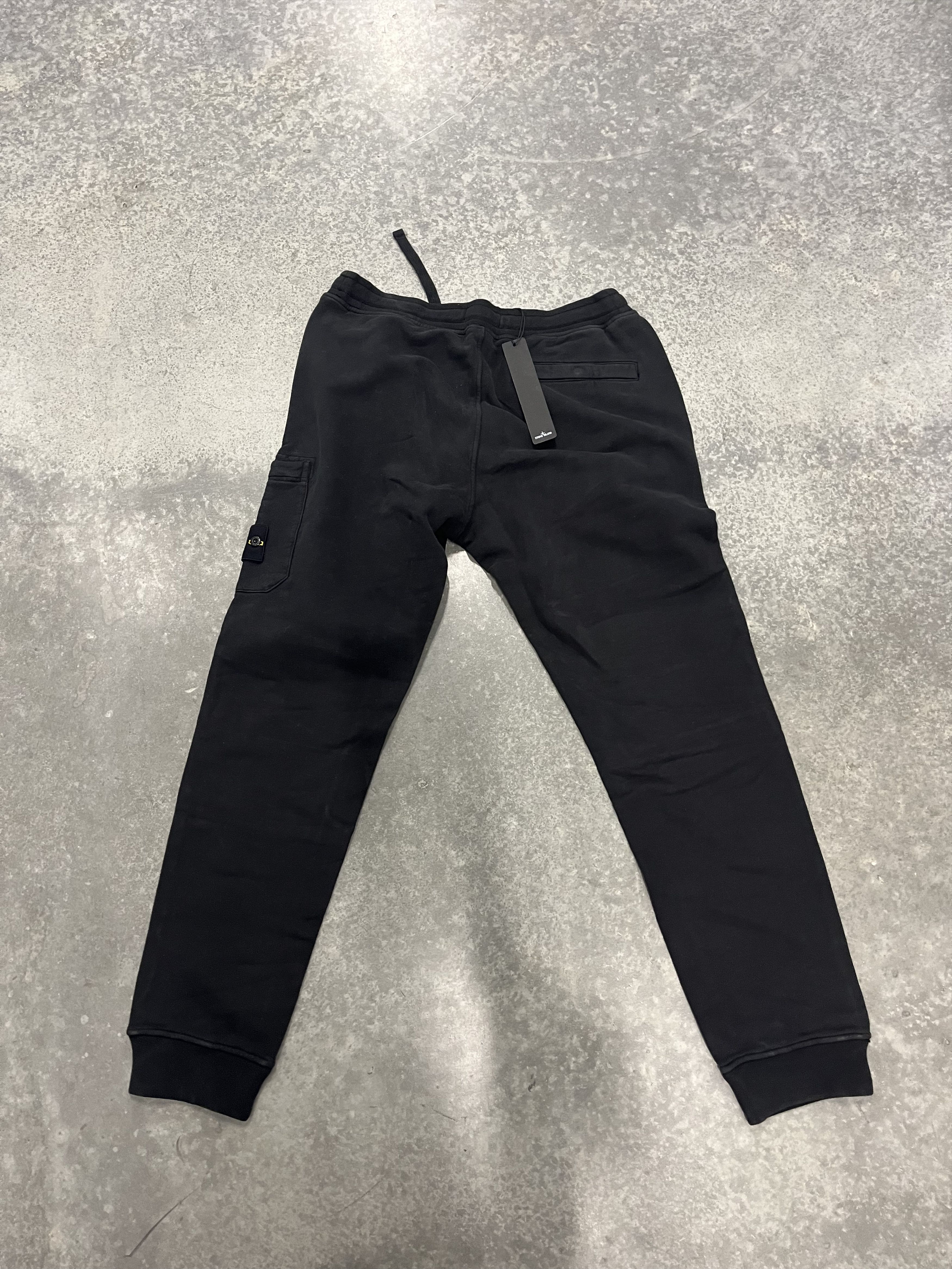 Stone Island Stone Island Brushed Cotton Fleece Slim Fit Sweatpant XL BLK Size US 36 / EU 52 - 2 Thumbnail