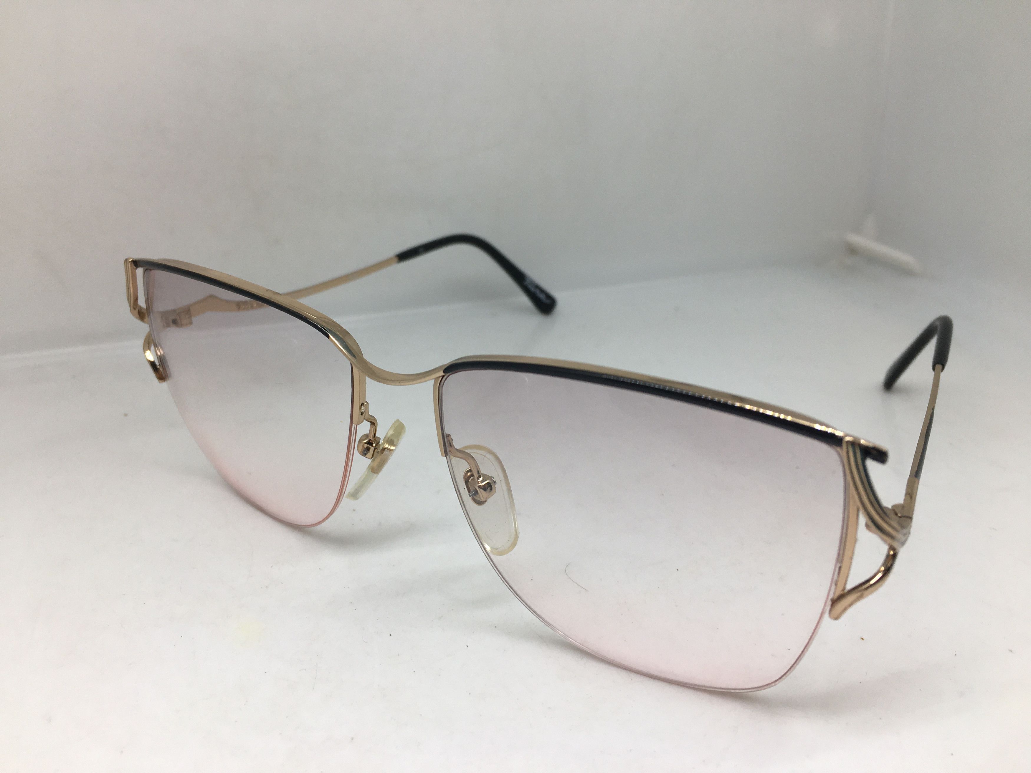 Vintage Vintage 80s TURA Mod 435 Half Rim Eyeglasses Japan Size ONE SIZE - 3 Thumbnail