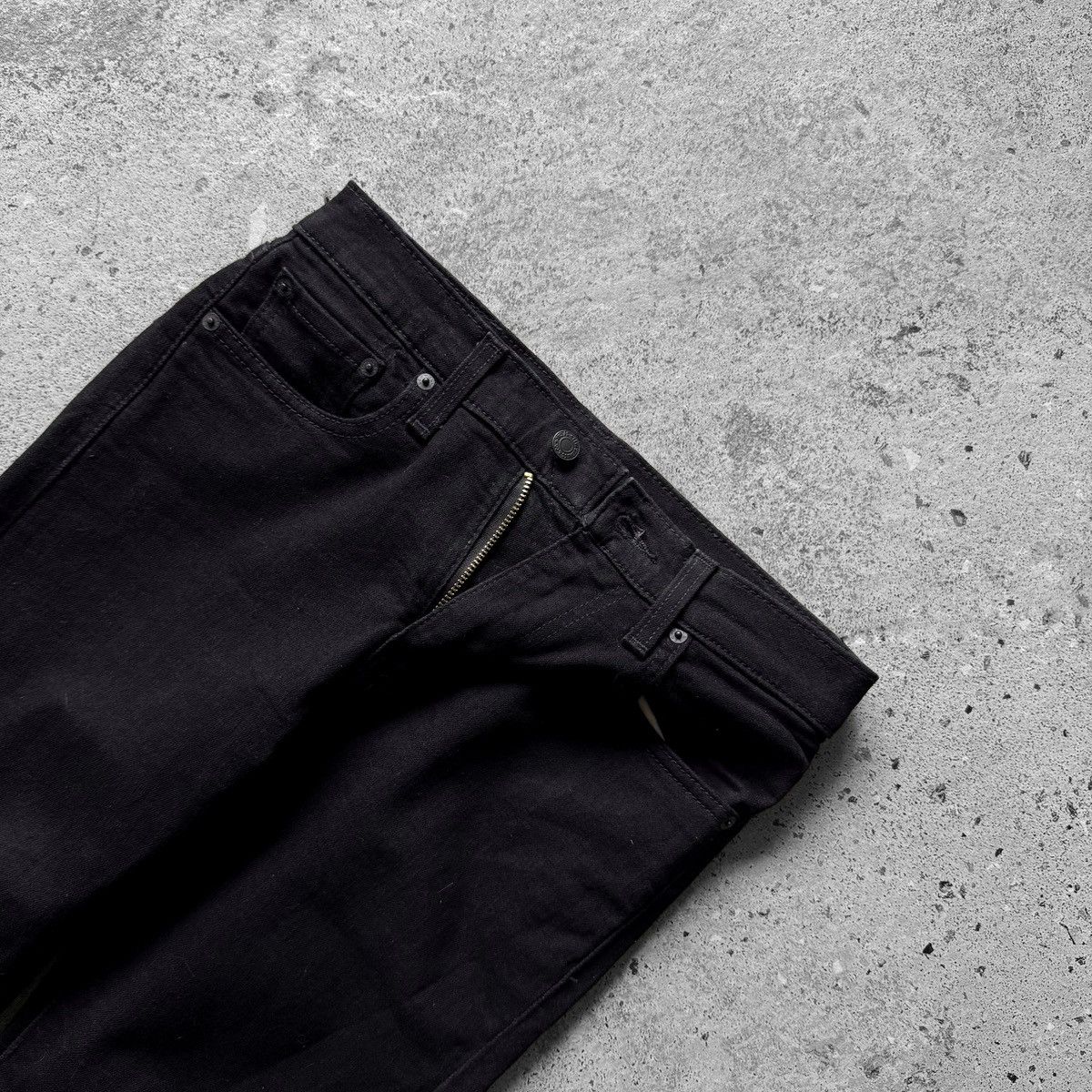 Levi's Levis 502 Mens Black Slim Tapered Fit Denim Jeans Size US 29 - 5 Thumbnail