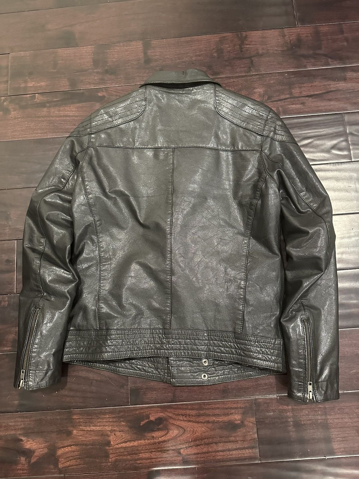 Asos Asos leather biker jacket Size US XS / EU 42 / 0 - 7 Thumbnail