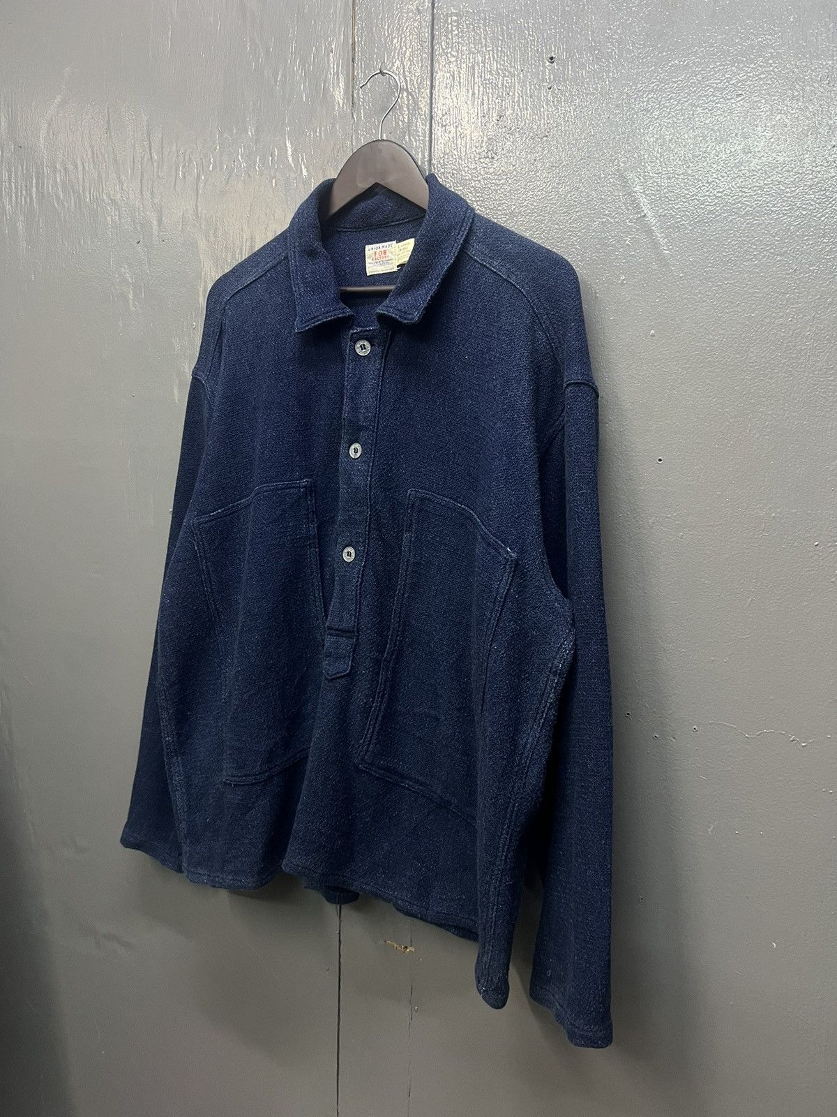 FOB Factory Vintage Union Made F.O.B Factory USA Army Shirt Size US L / EU 52-54 / 3 - 2 Thumbnail