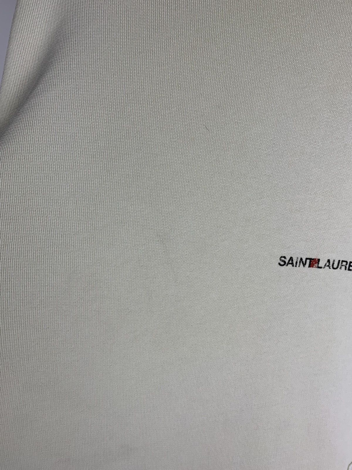 Saint Laurent Paris Saint Laurent Paris Hoodie Men’s Size M Cream Size US M / EU 48-50 / 2 - 14 Thumbnail