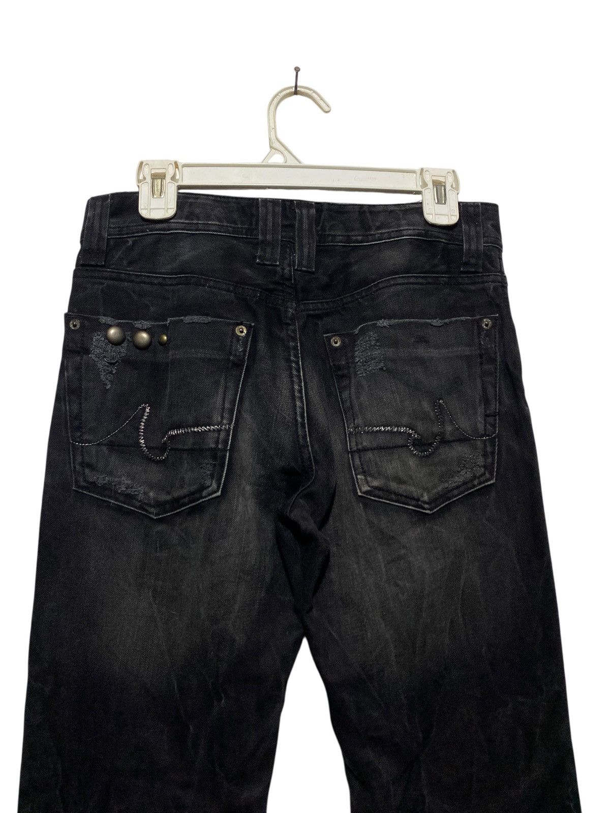 Japanese Brand y2k Maru rocky jeans studded flare denim Tornado mart style Size US 30 / EU 46 - 10 Thumbnail