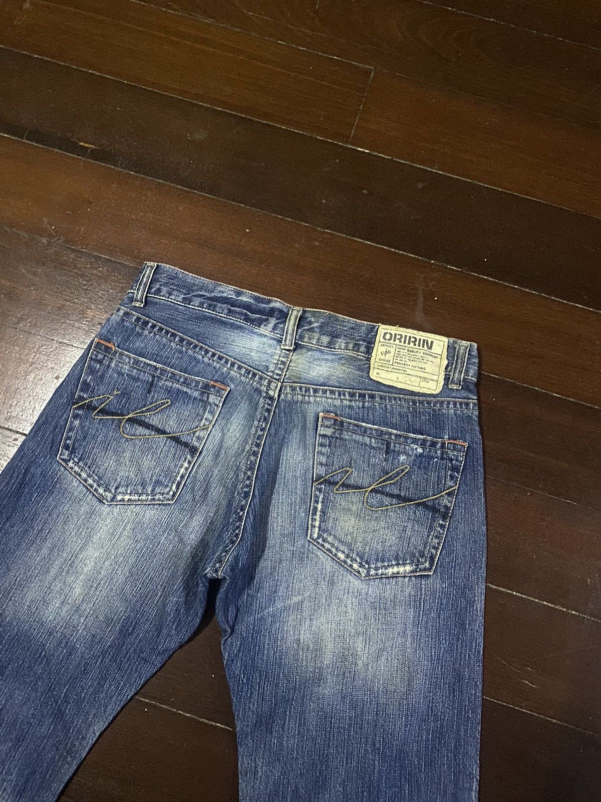 If Six Was Nine Flare Vintage inspired OR JEANS lighting design Size US 34 / EU 50 - 12 Thumbnail