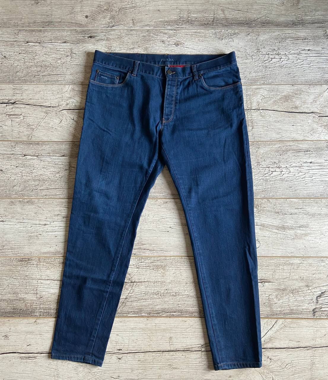 image of Denim Prada Classic Fit in Navy, Men's (Size 38)