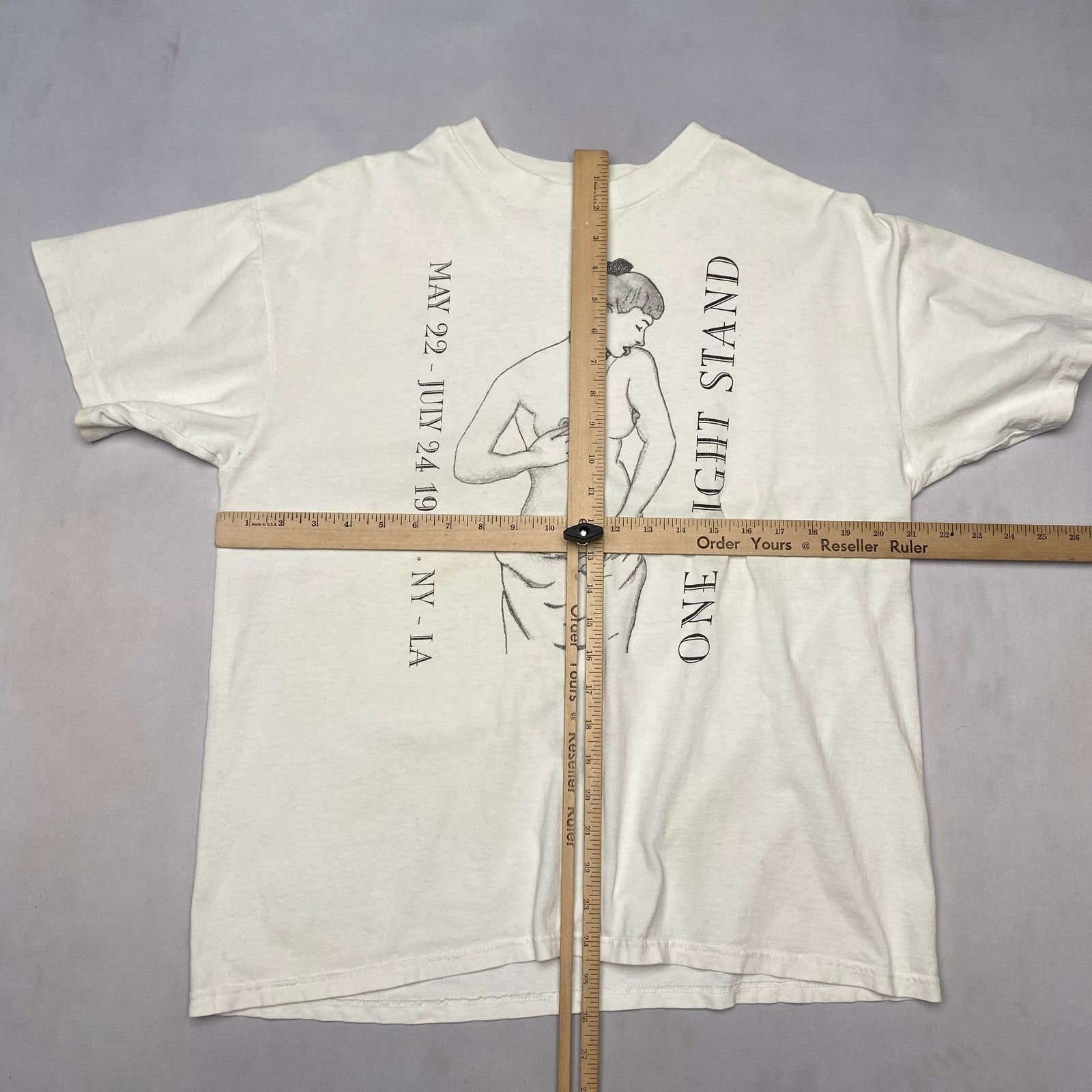Hanes × Vintage VTG 90s One Night Stand Movie Cast Crew Shirt Men's L RDJ Size US L / EU 52-54 / 3 - 6 Thumbnail